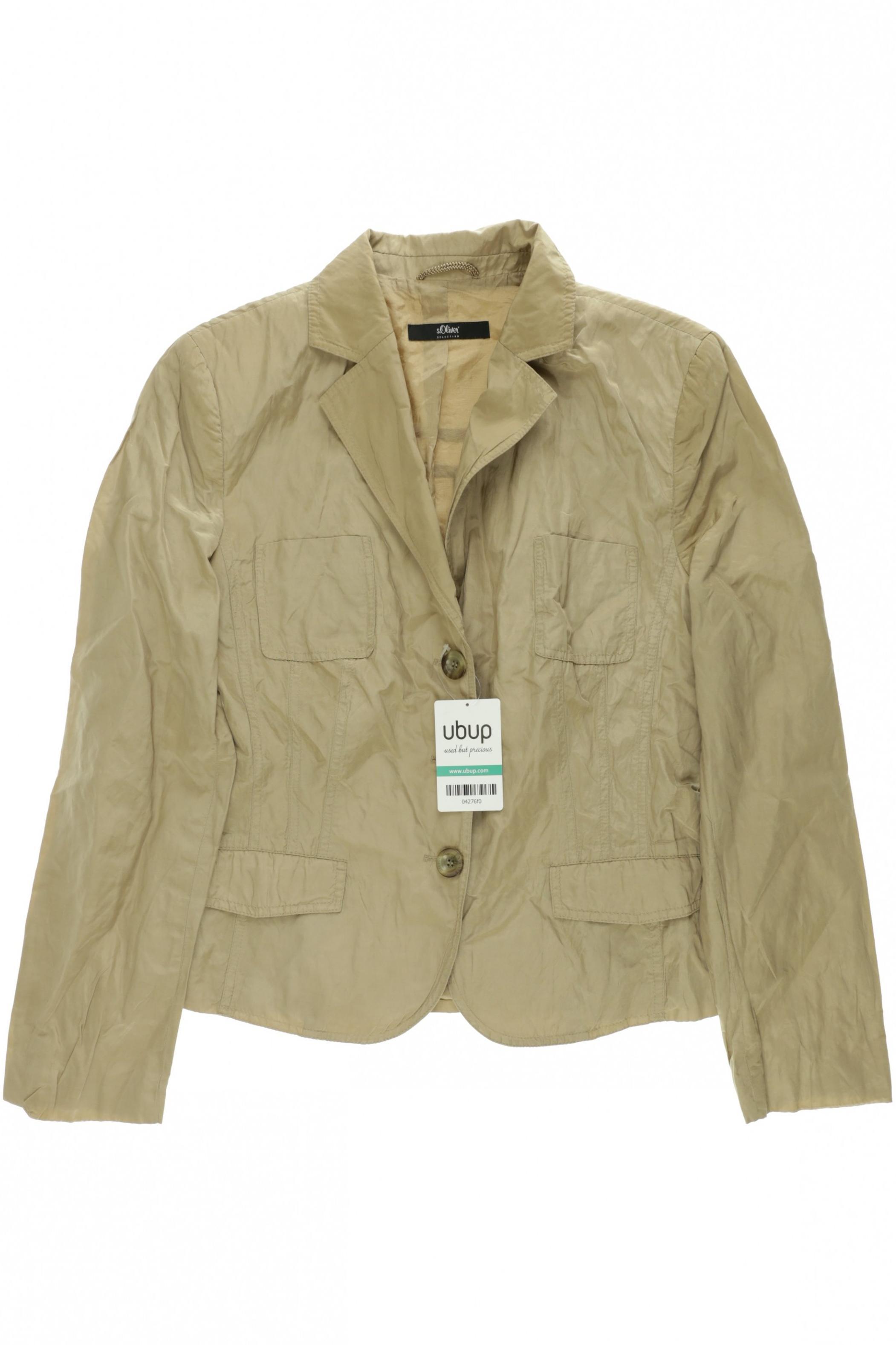 

s.Oliver Selection Damen Blazer, beige, Gr.