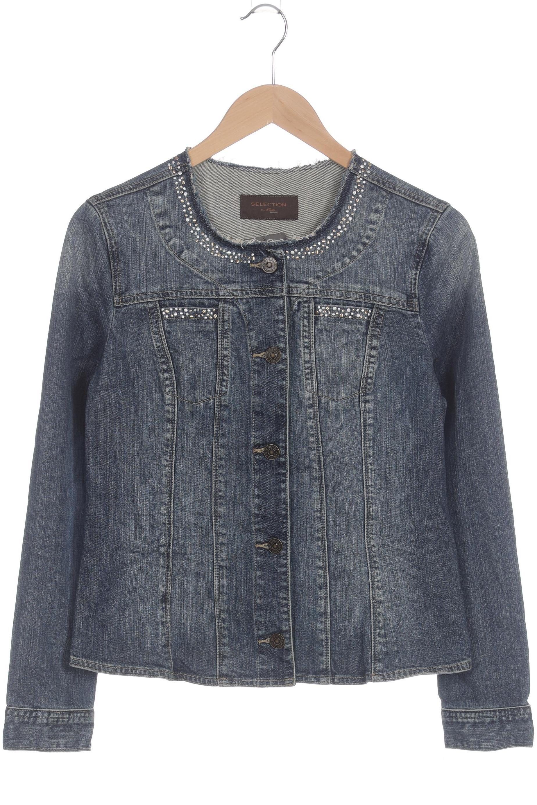 

s.Oliver Selection Damen Jacke, blau, Gr. 36