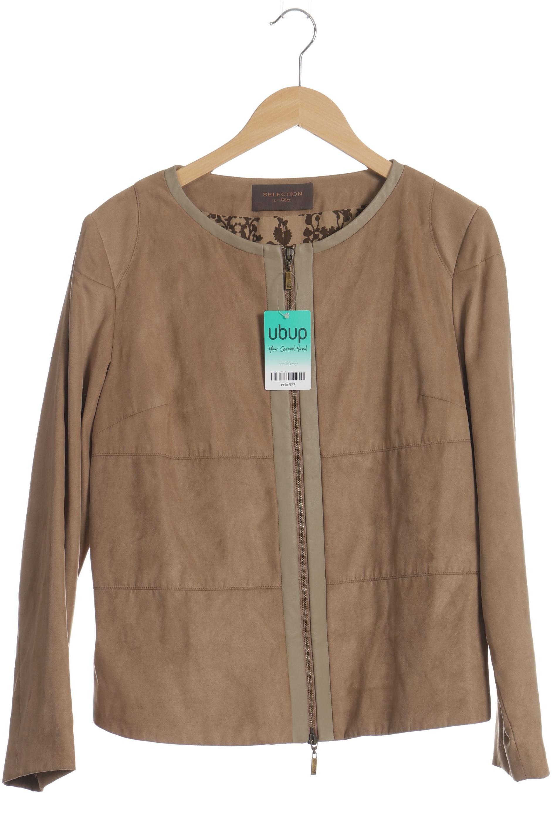 

s.Oliver Selection Damen Jacke, beige, Gr. 42