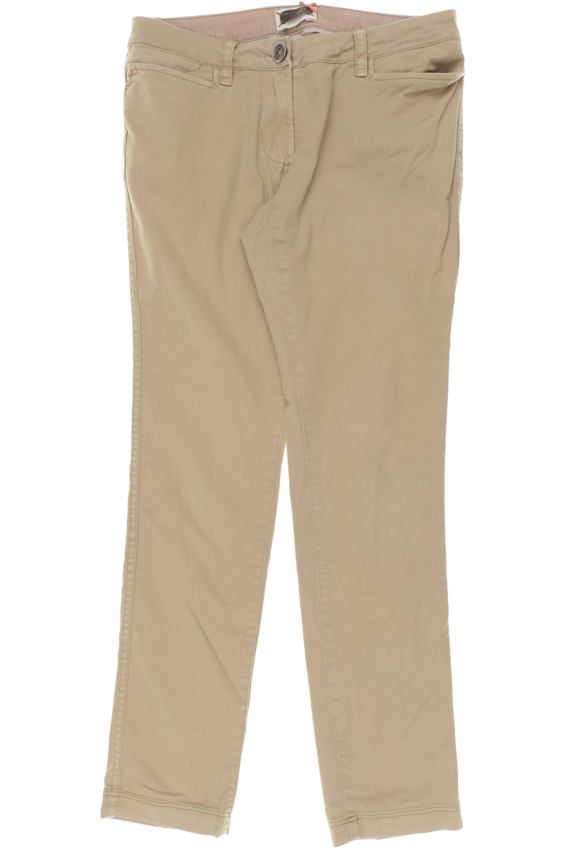 

s.Oliver Selection Damen Jeans, beige, Gr. 38