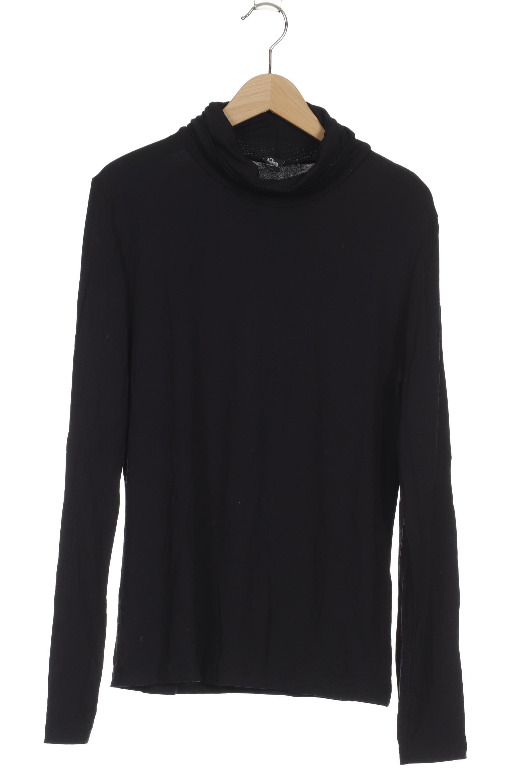 

s.Oliver Selection Damen Langarmshirt, blau, Gr. 38