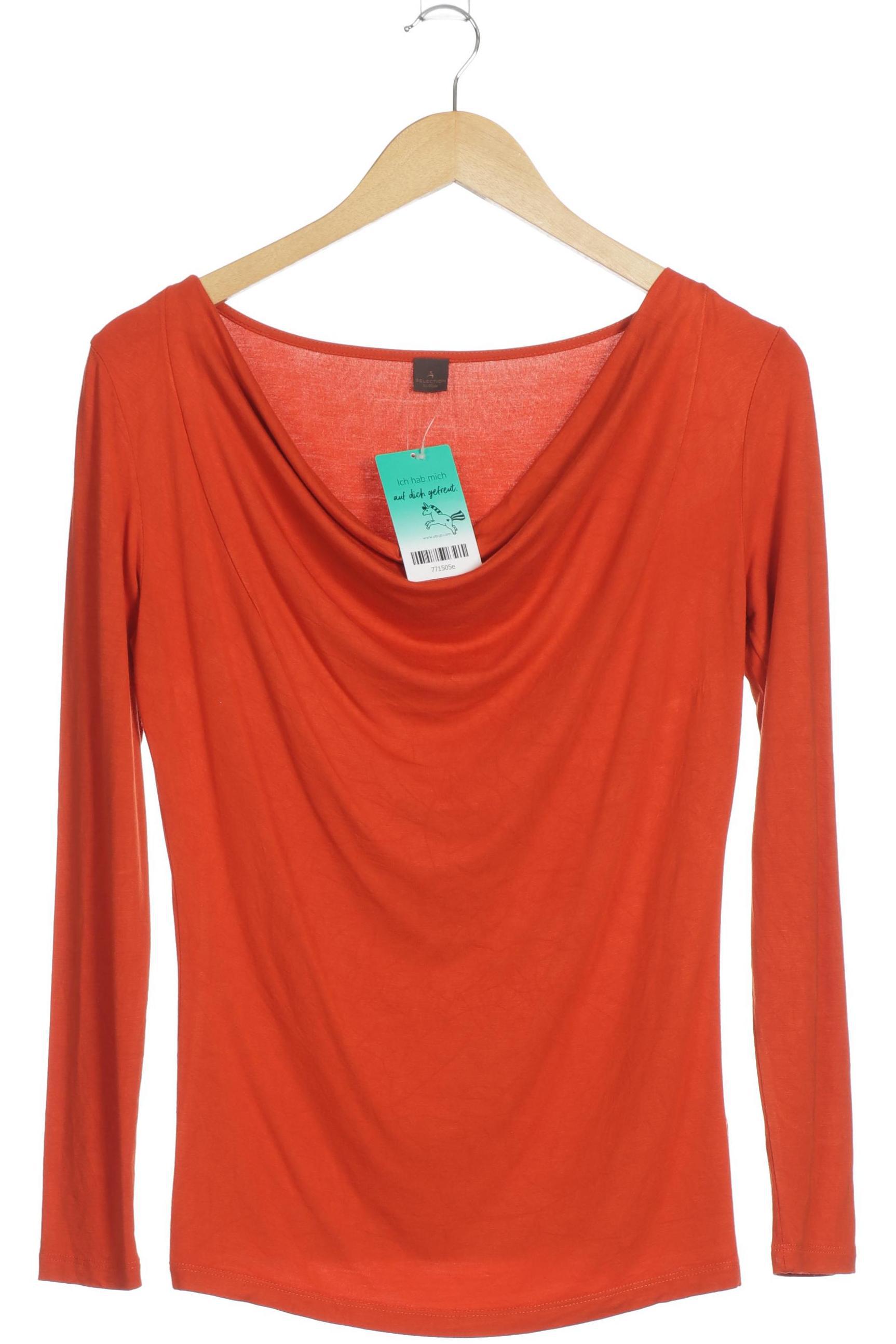 

s.Oliver Selection Damen Langarmshirt, orange, Gr. 36