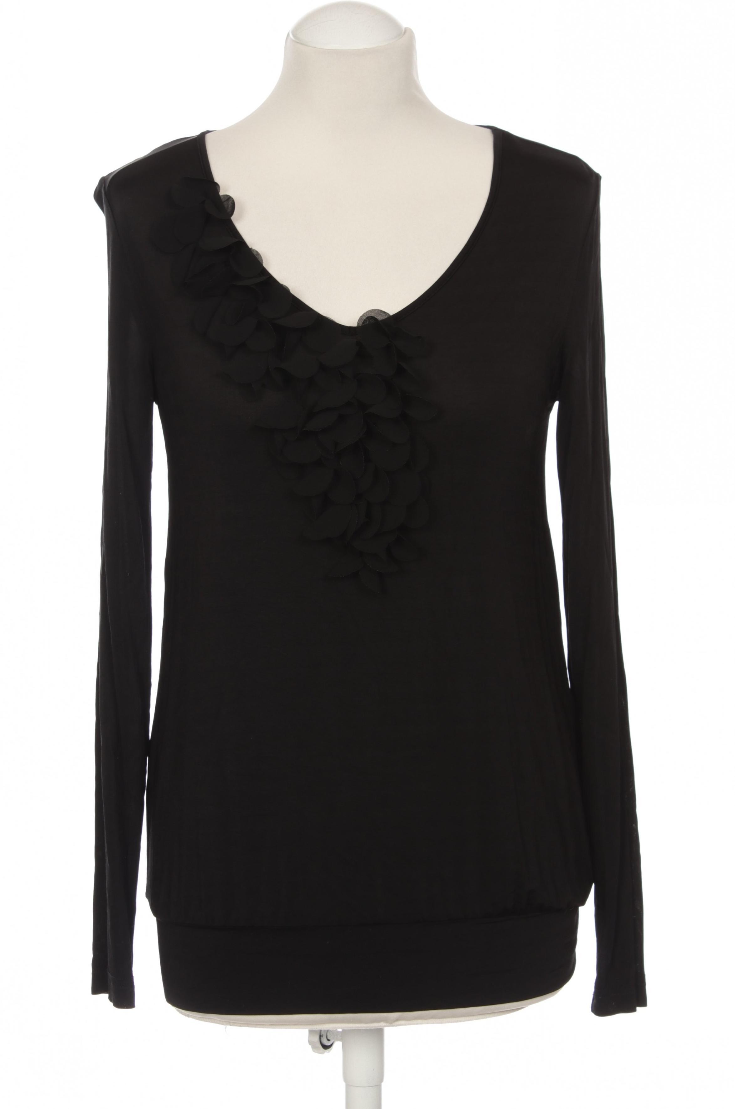 

s.Oliver Selection Damen Langarmshirt, schwarz, Gr. 36