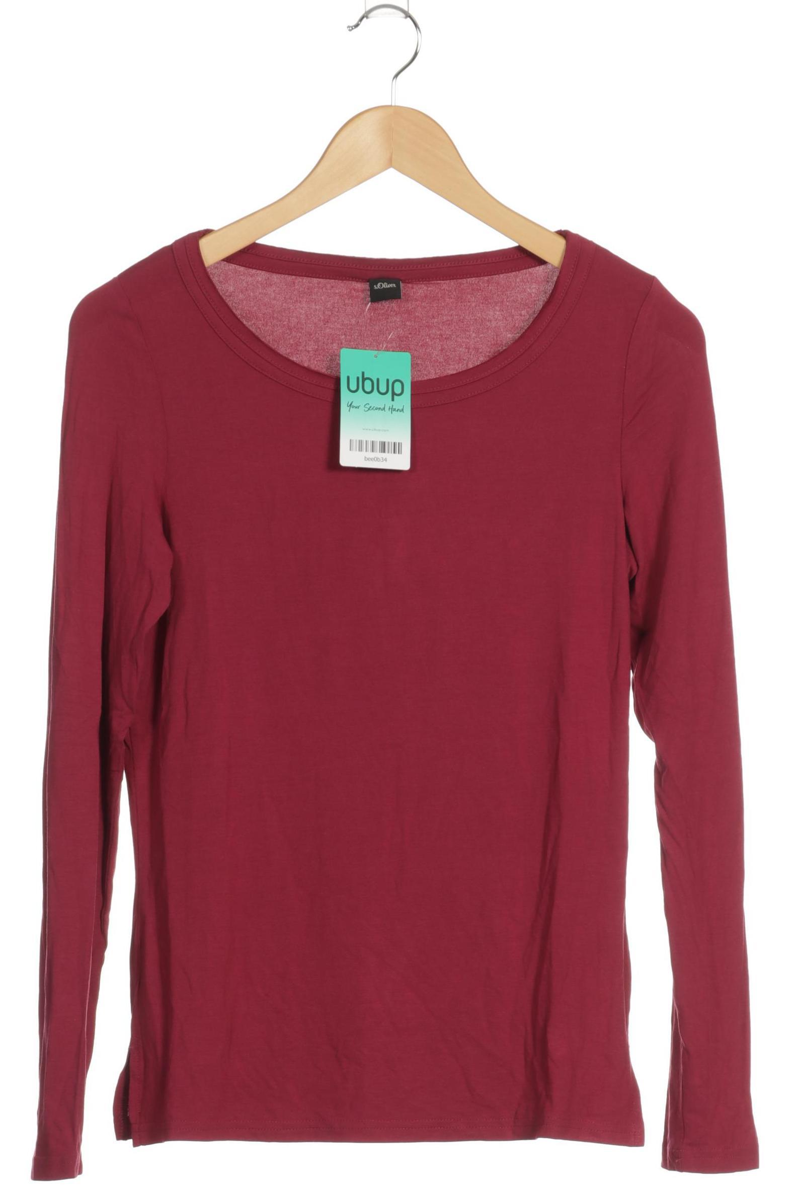 

s.Oliver Selection Damen Langarmshirt, rot, Gr. 36
