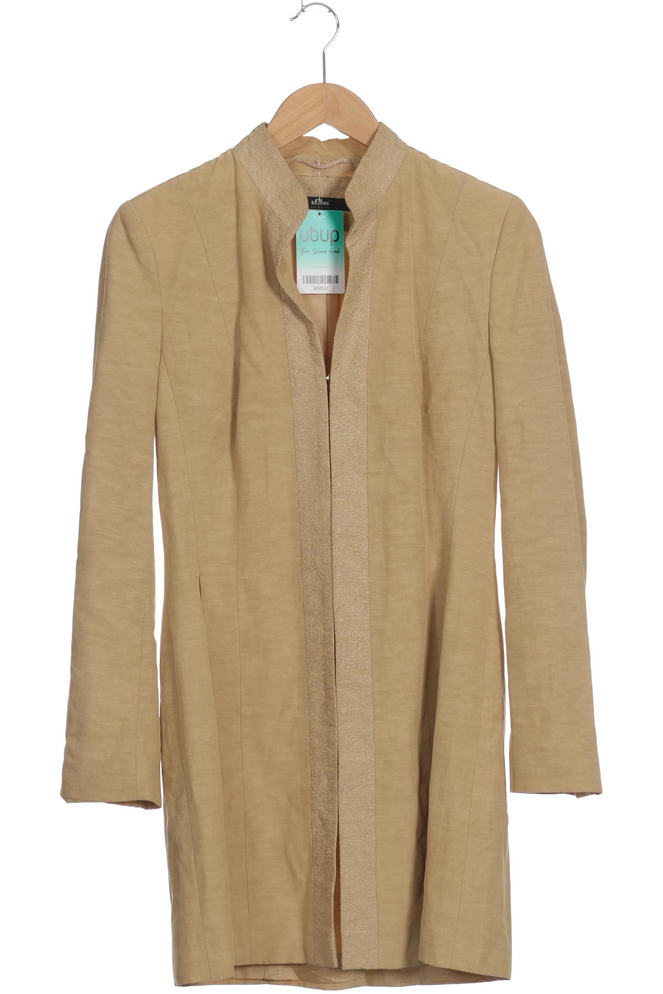 

s.Oliver Selection Damen Mantel, beige, Gr. 36