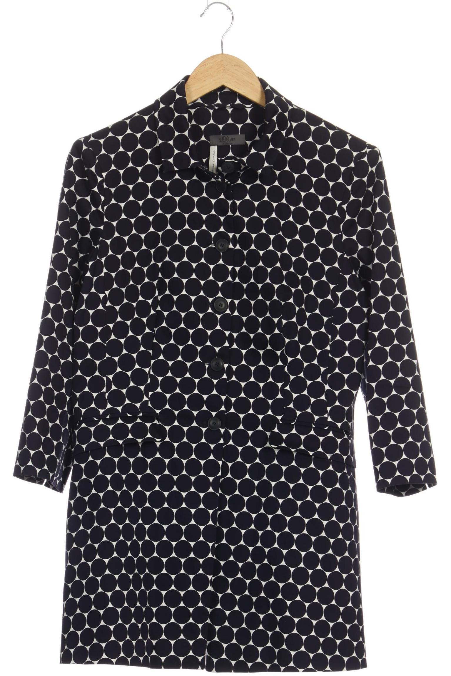 

s.Oliver Selection Damen Mantel, blau, Gr. 40