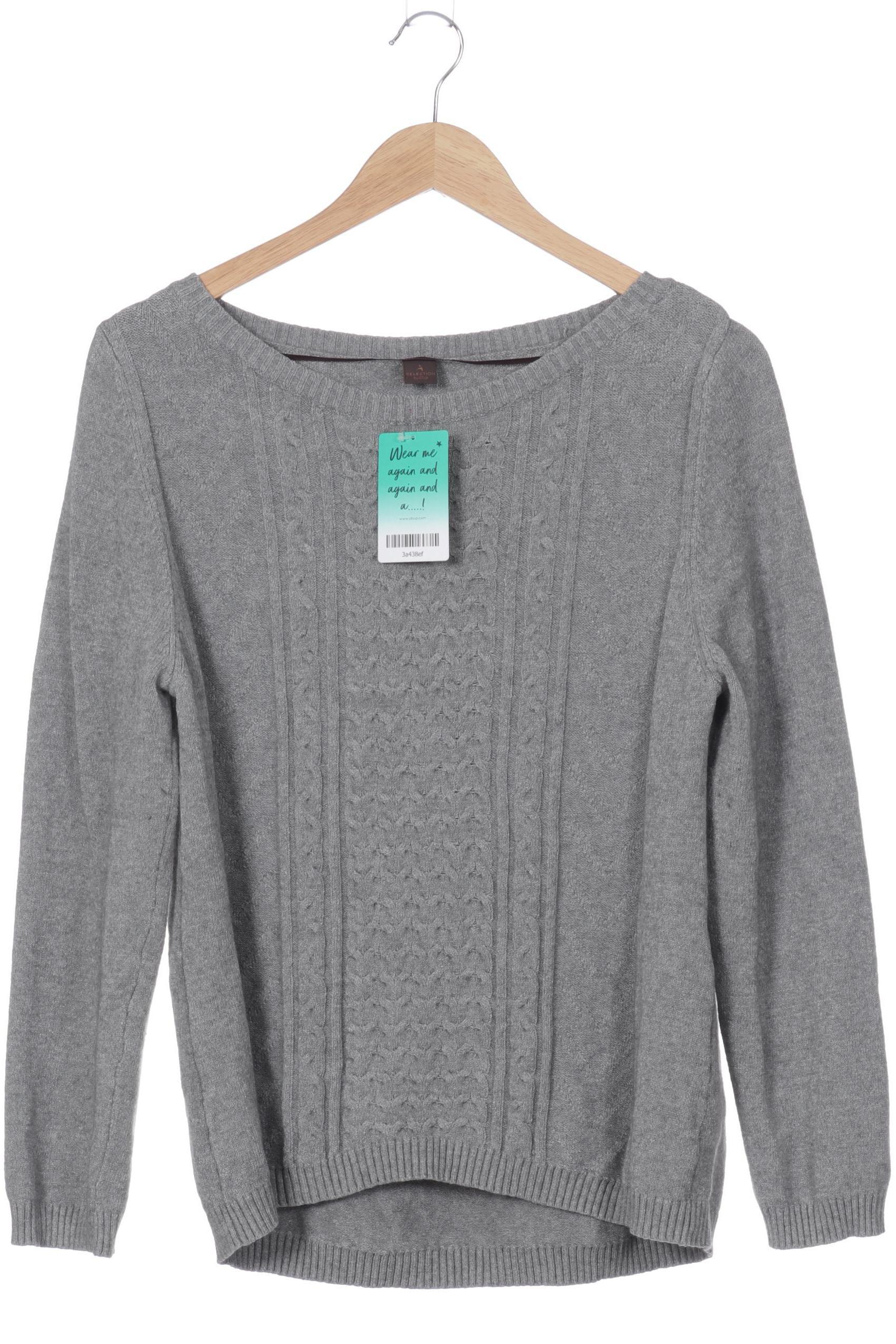 

s.Oliver Selection Damen Pullover, grau, Gr. 46