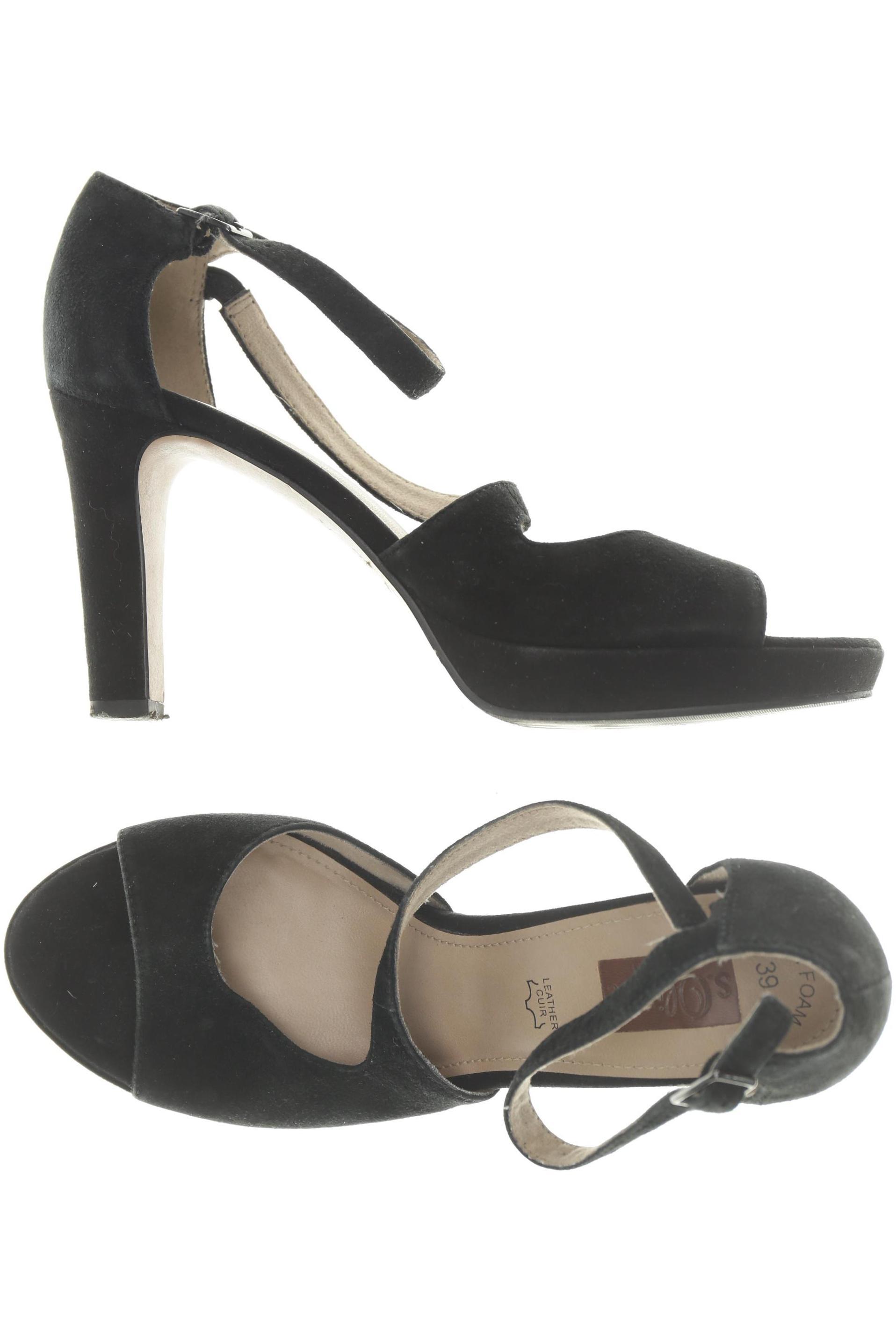 

s.Oliver Selection Damen Sandale, schwarz, Gr. 39