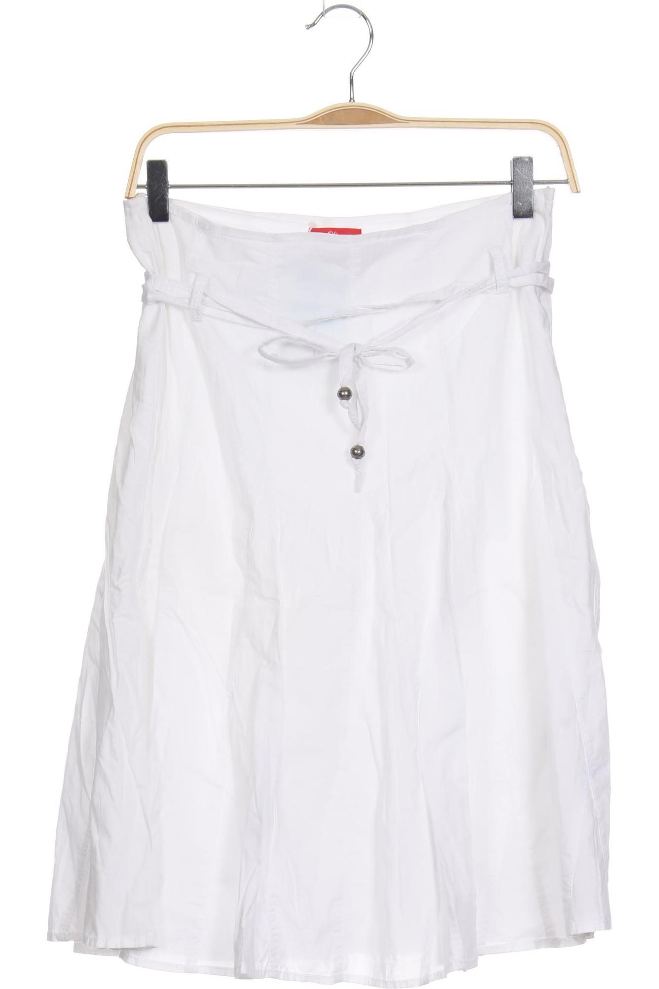 

s.Oliver Selection Damen Rock, weiß, Gr. 34