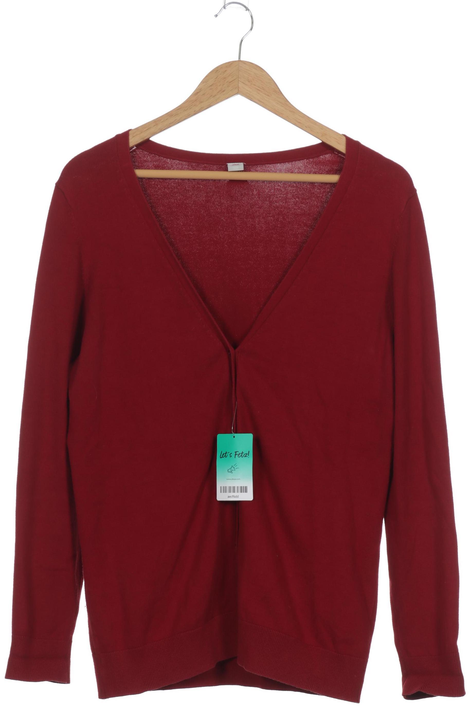 

s.Oliver Selection Damen Strickjacke, rot, Gr. 44