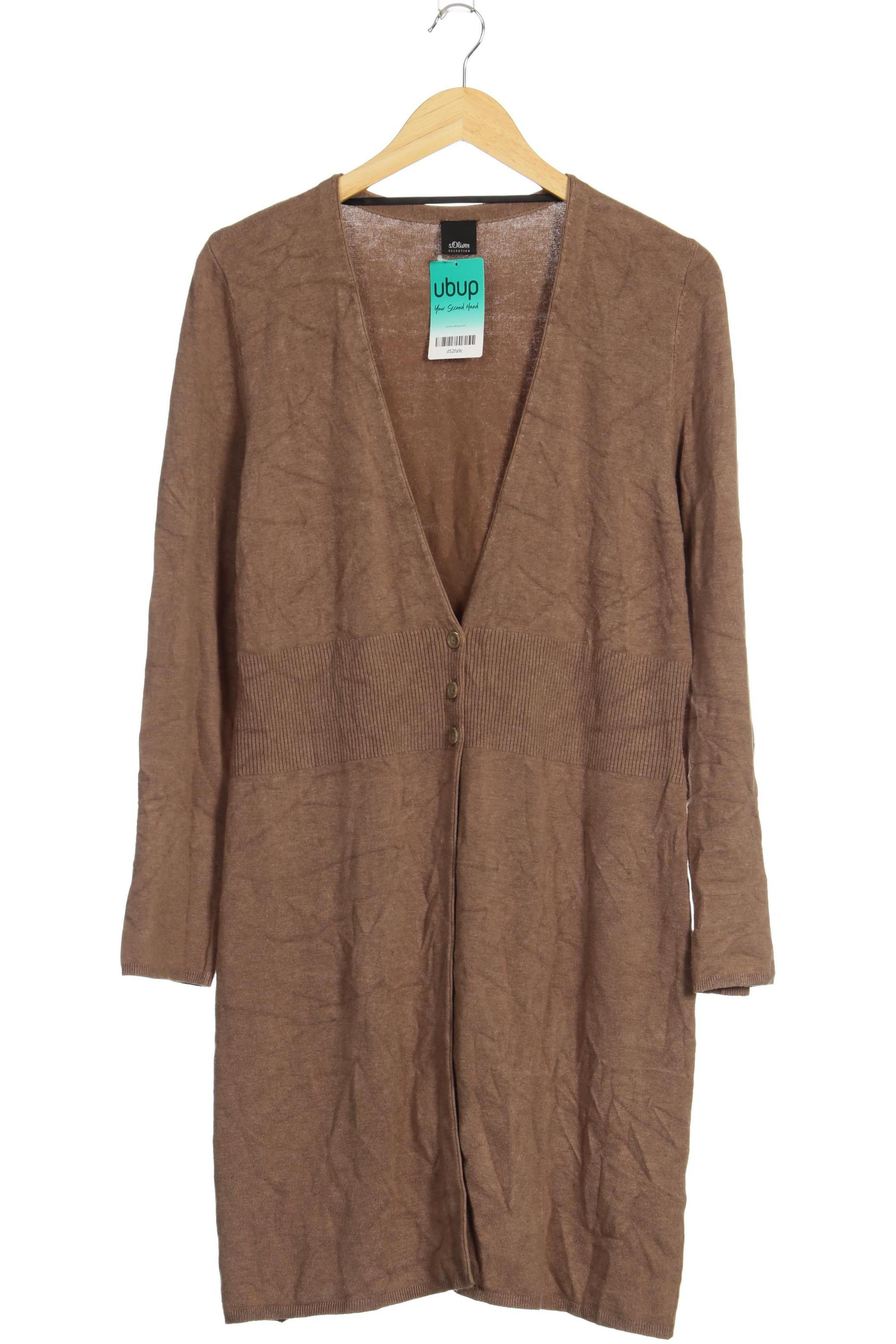 

s.Oliver Selection Damen Strickjacke, braun, Gr. 42