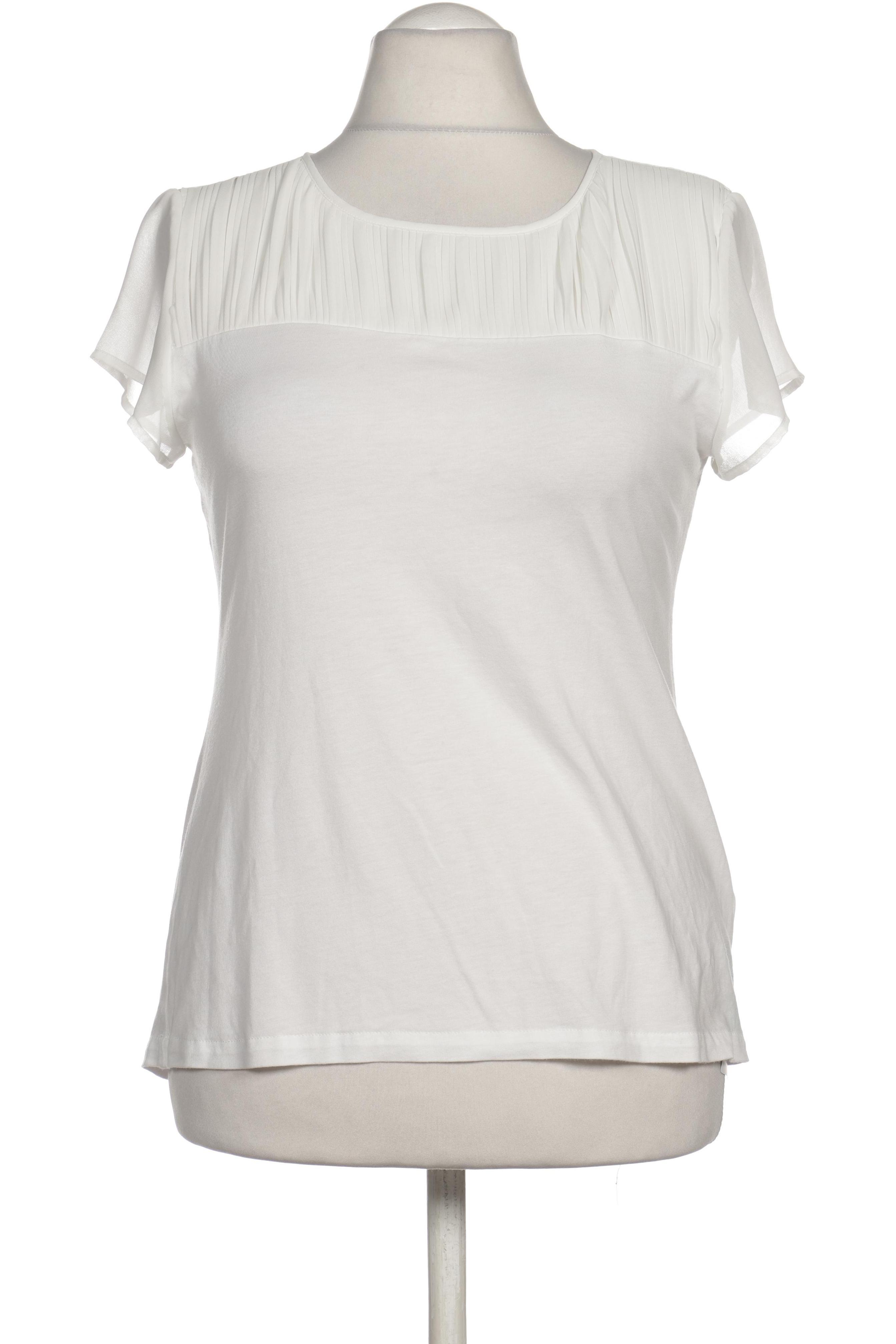 

s.Oliver Selection Damen T-Shirt, weiß, Gr. 42