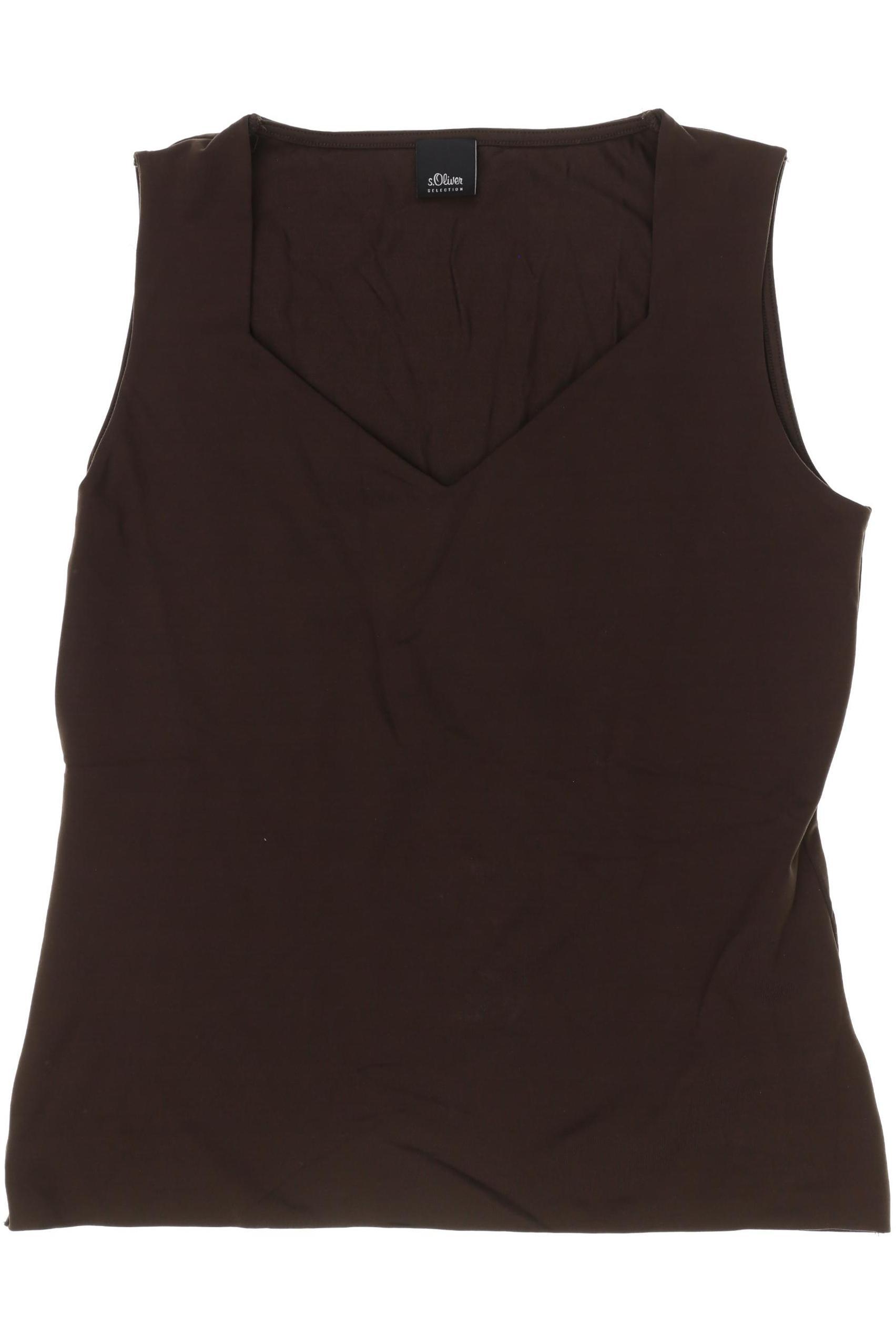 

s.Oliver Selection Damen Top, braun, Gr. 40