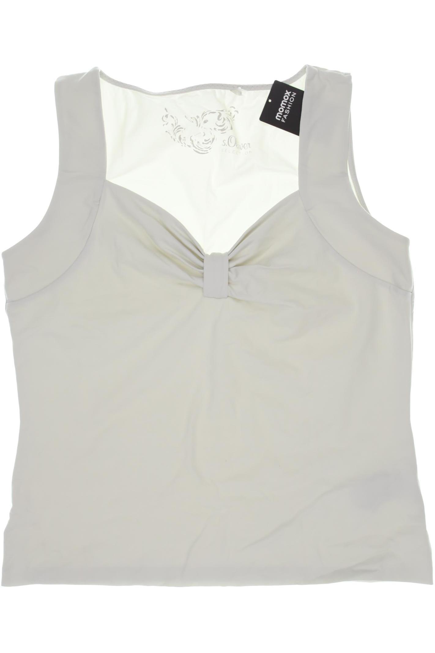 

s.Oliver Selection Damen Top, weiß, Gr. 42