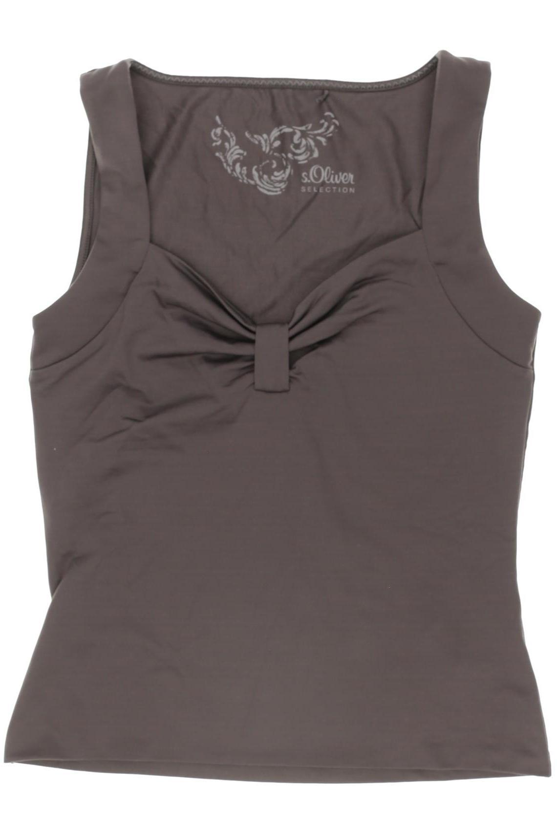 

s.Oliver Selection Damen Top, grau, Gr. 34