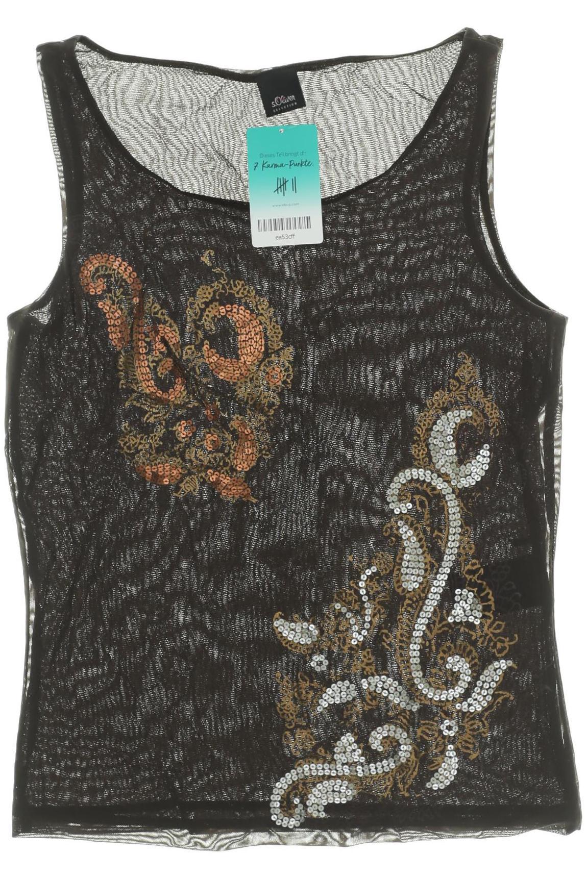 

s.Oliver Selection Damen Top, braun, Gr. 38