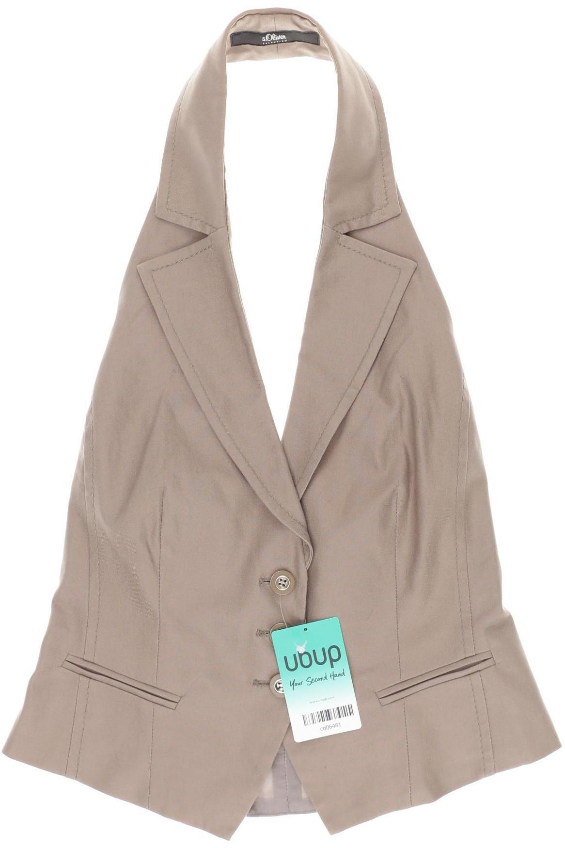 

s.Oliver Selection Damen Weste, grau, Gr. 36