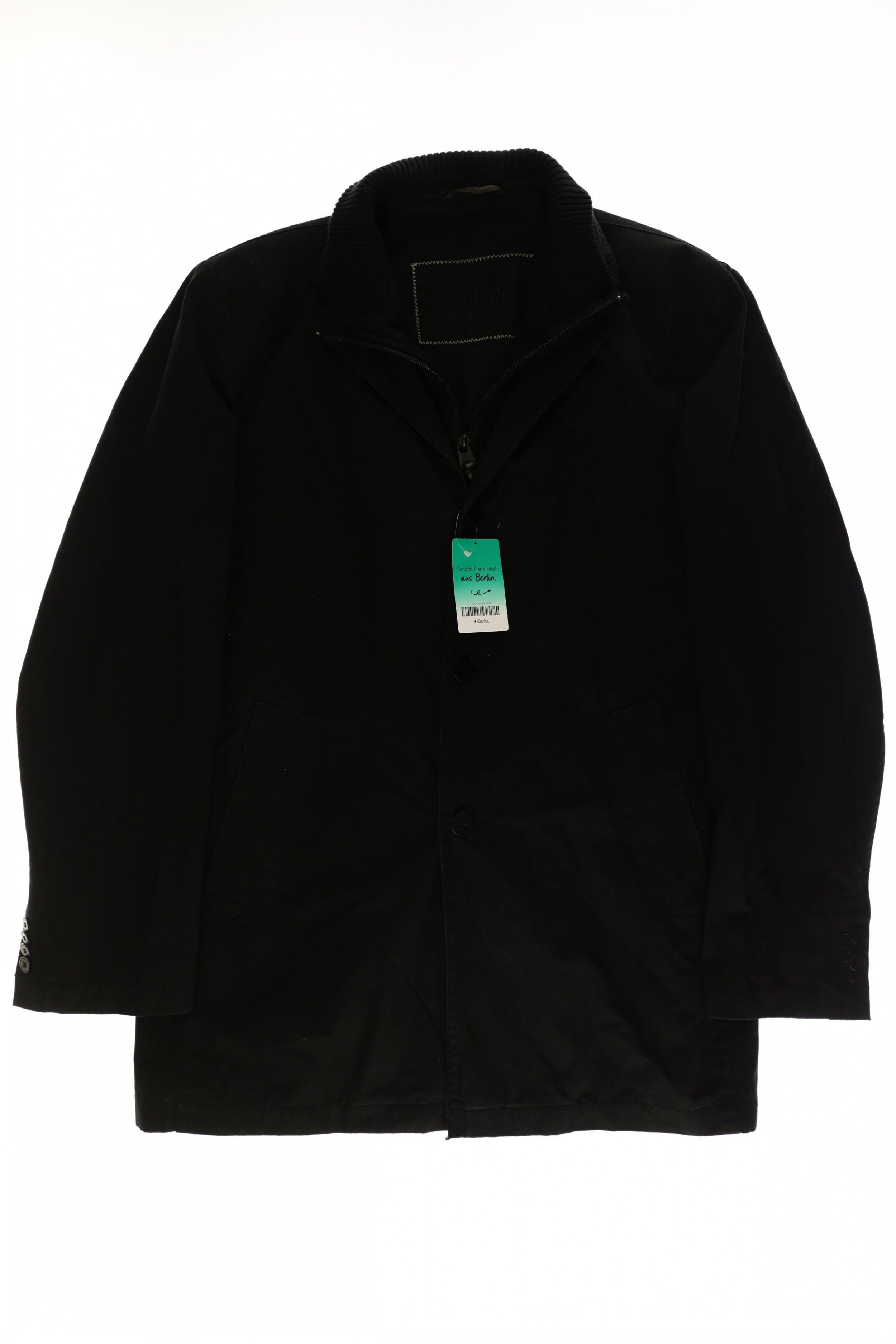 

s.Oliver Selection Herren Mantel, schwarz, Gr. 52