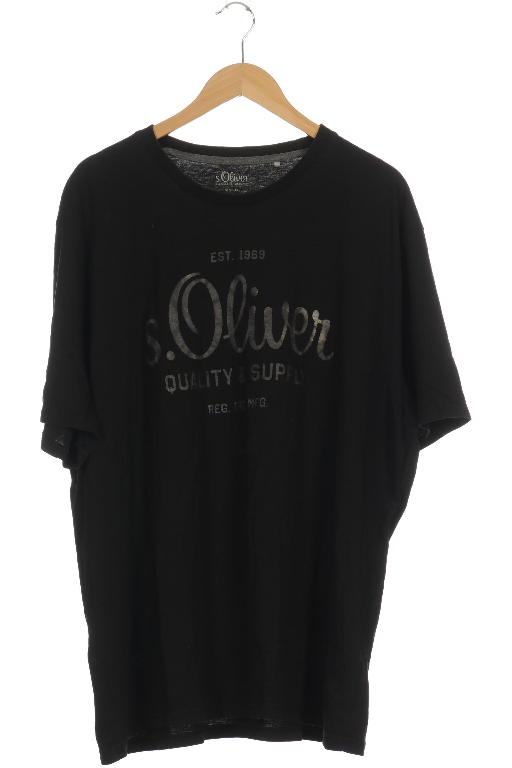 Thumbnail - s.Oliver Selection Herren T-Shirt, schwarz, Gr.