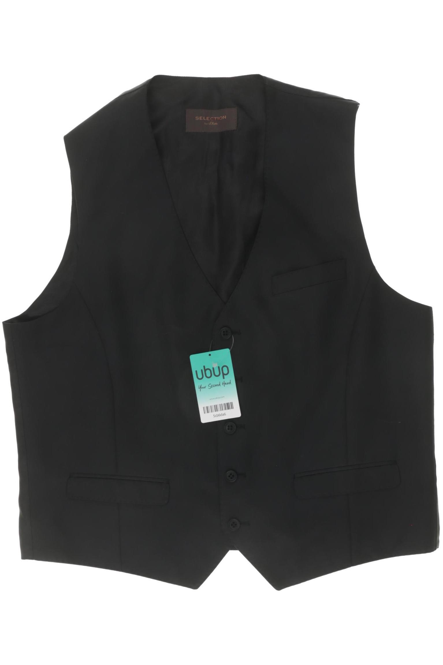 Thumbnail - s.Oliver Selection Herren Weste, schwarz, Gr. 52