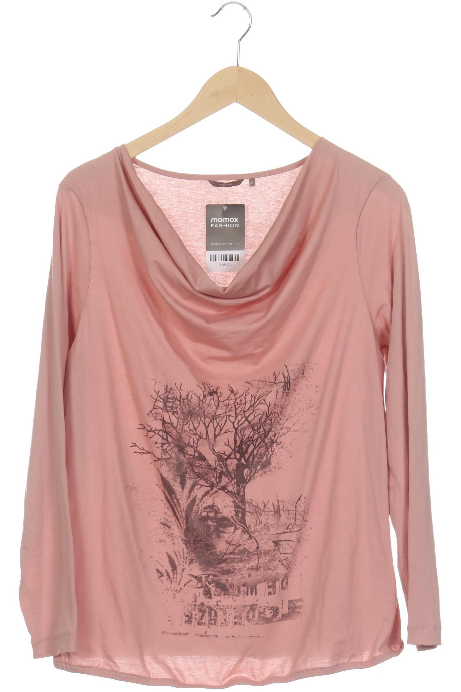 

sandwich_ Damen Langarmshirt, pink, Gr.