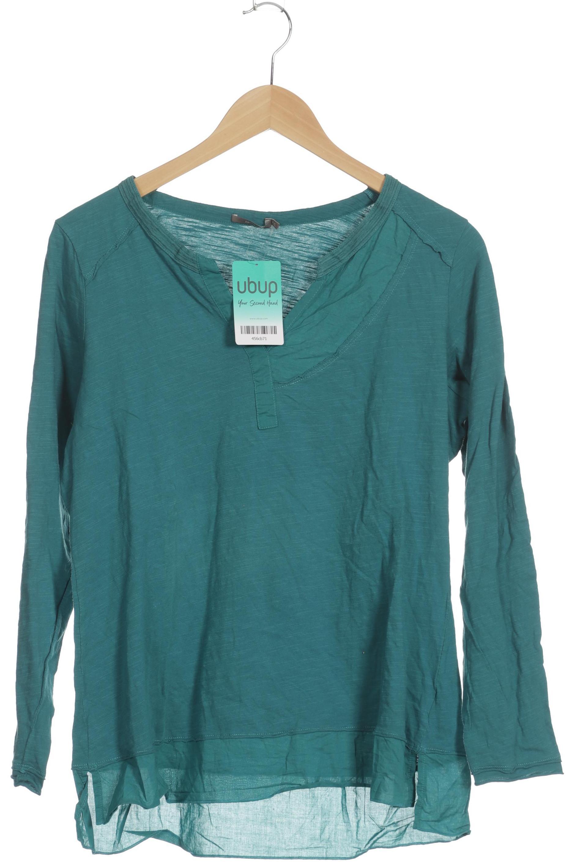 

sandwich_ Damen Langarmshirt, türkis, Gr.