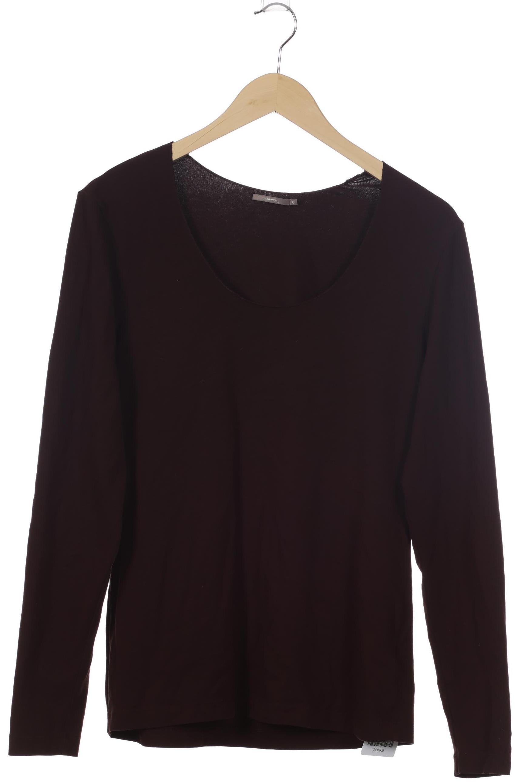 

sandwich_ Damen Langarmshirt, braun, Gr.