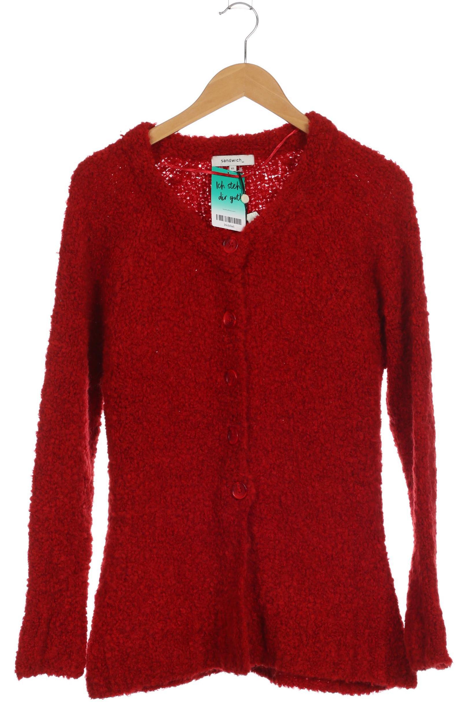 

sandwich_ Damen Strickjacke, rot, Gr.