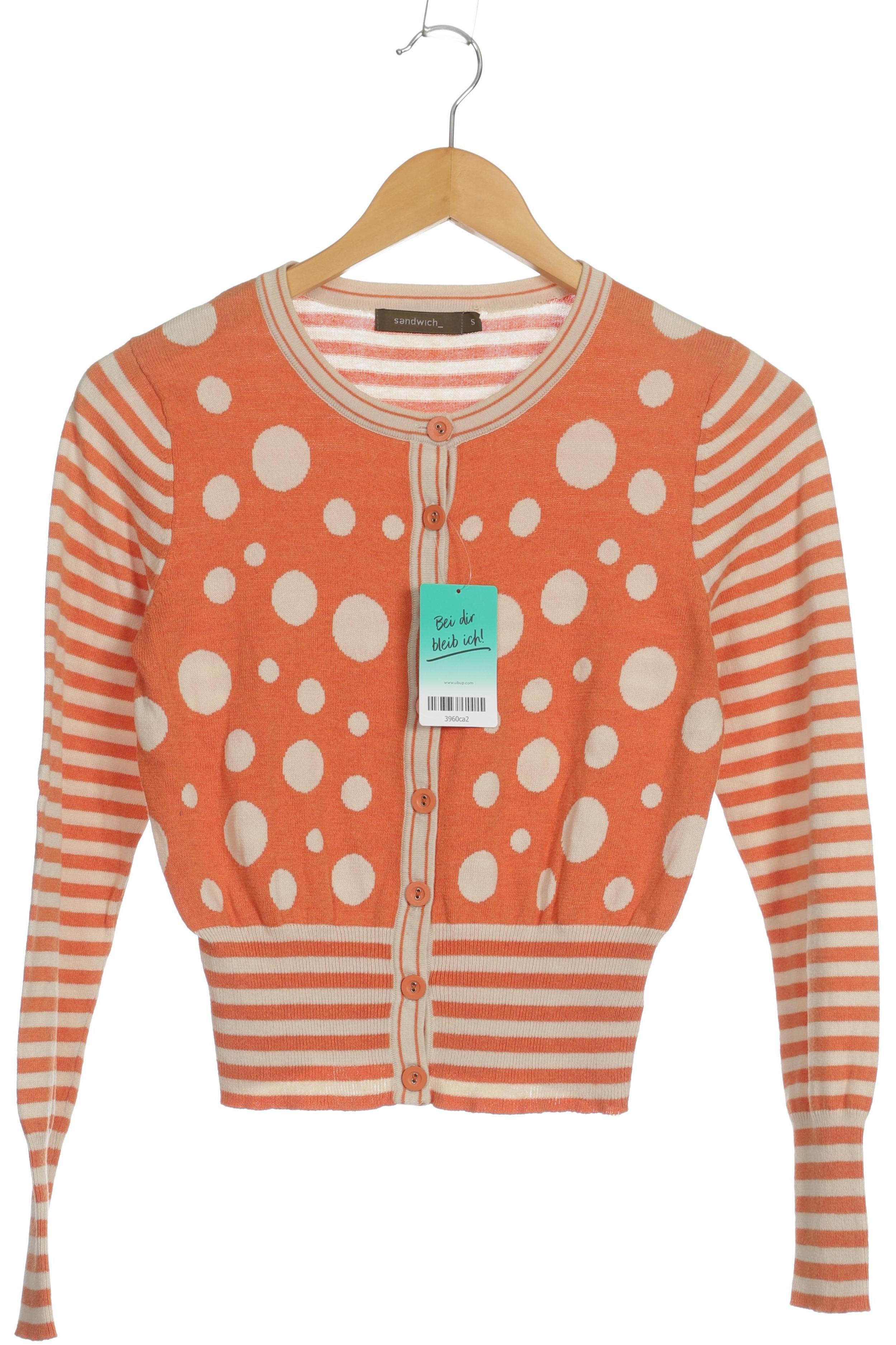 

sandwich_ Damen Strickjacke, orange, Gr.