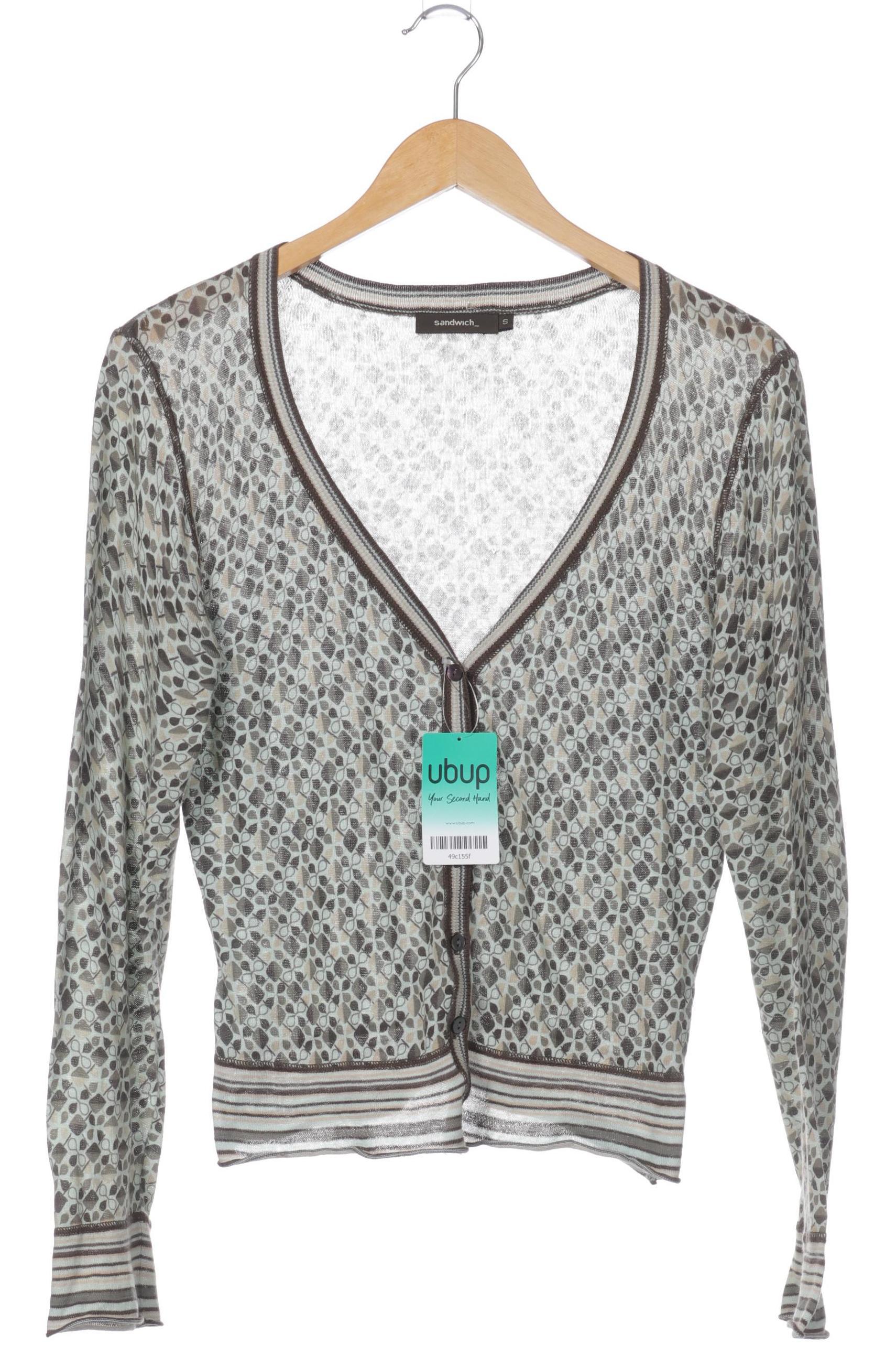 

sandwich_ Damen Strickjacke, türkis, Gr.