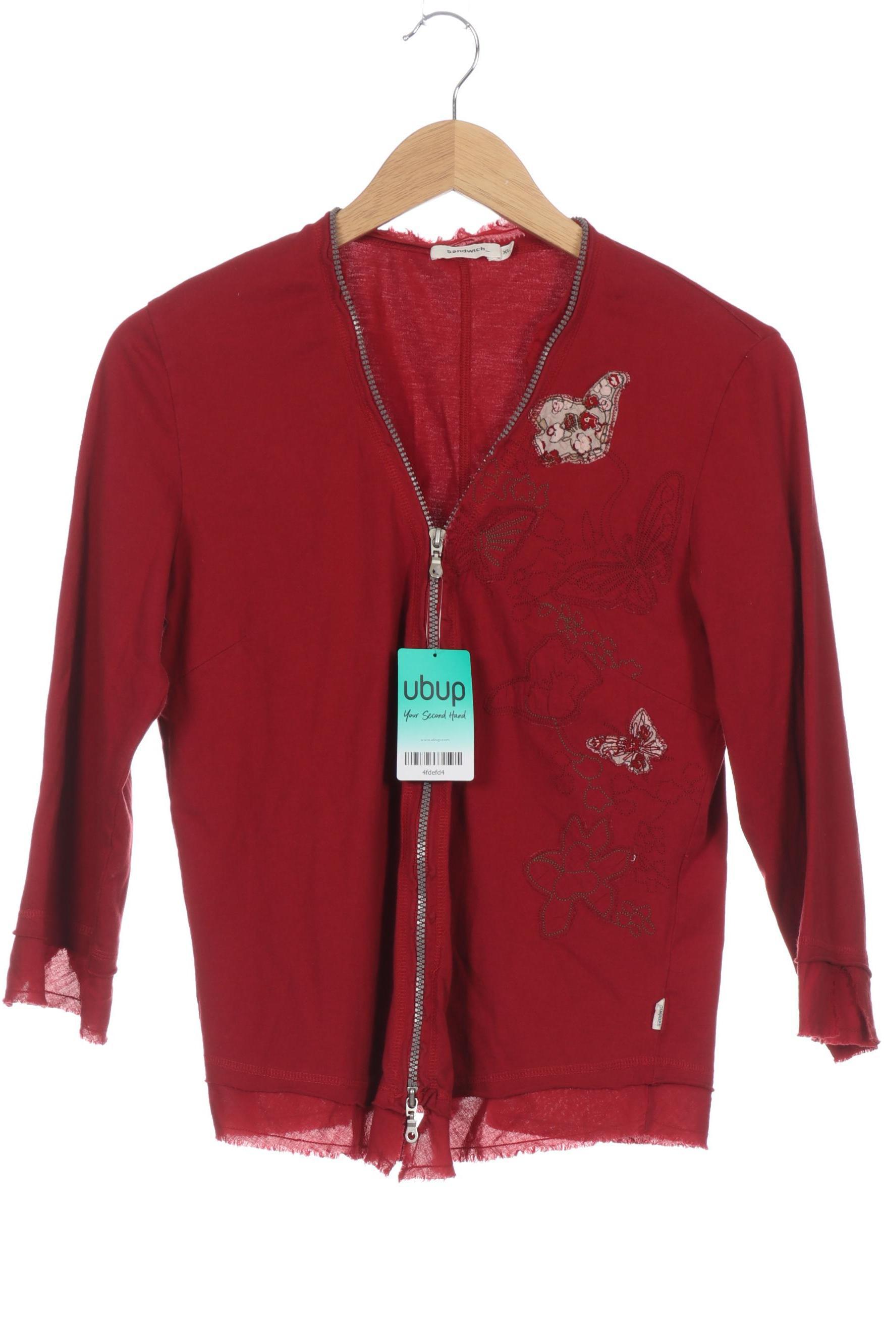 

sandwich_ Damen Strickjacke, rot, Gr.