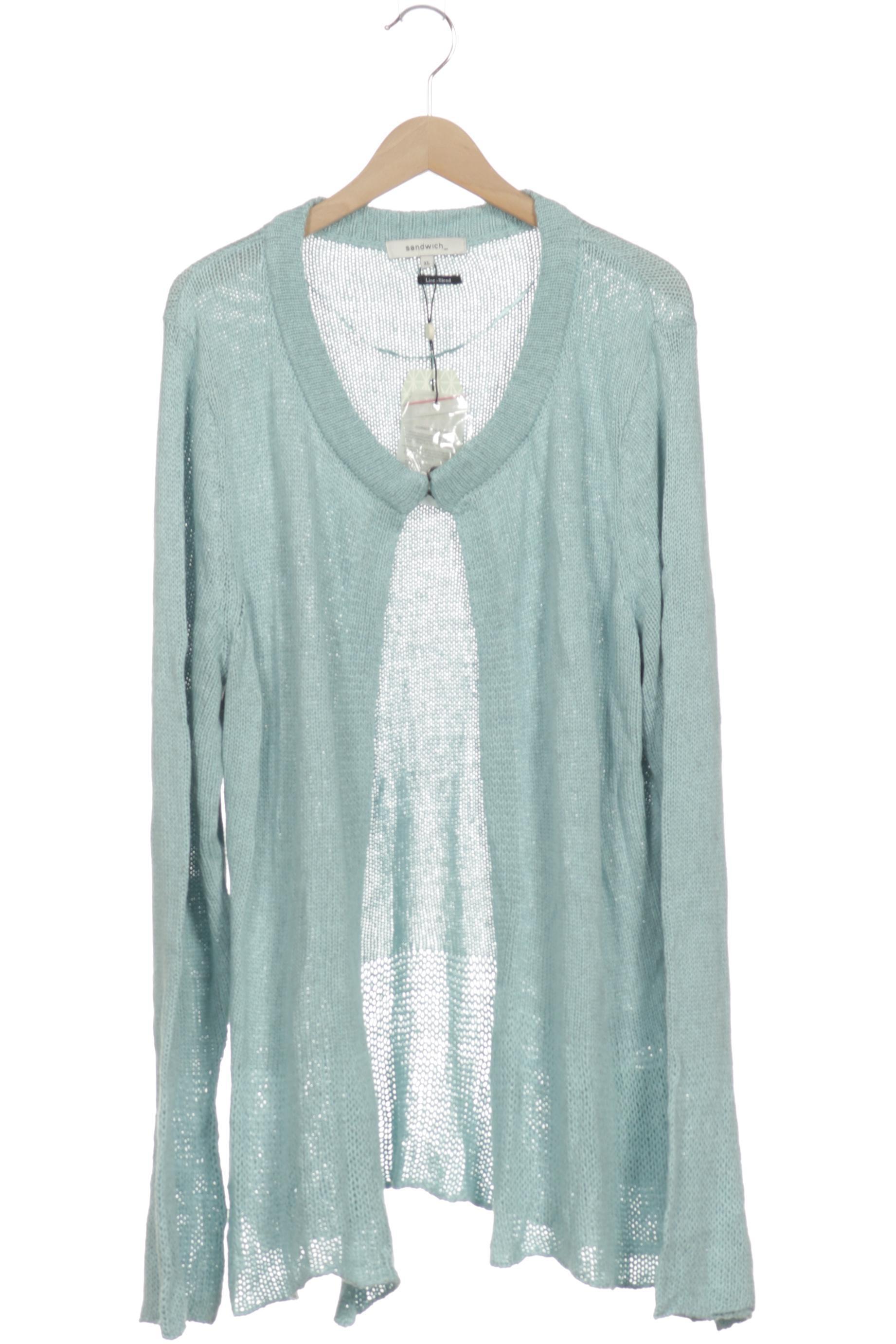 

sandwich_ Damen Strickjacke, blau, Gr.