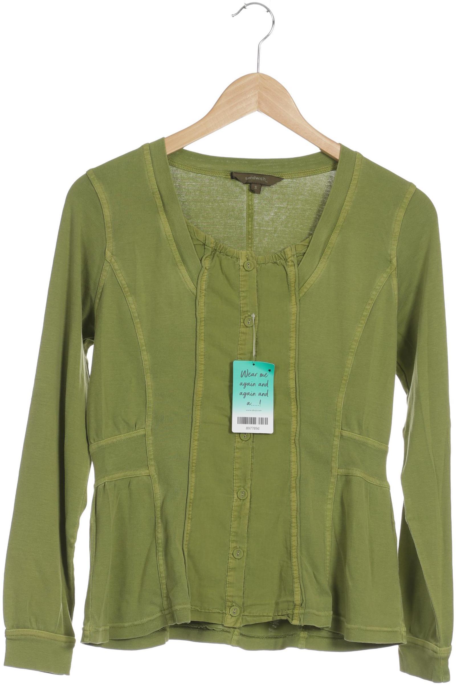 

sandwich_ Damen Strickjacke, grün, Gr.