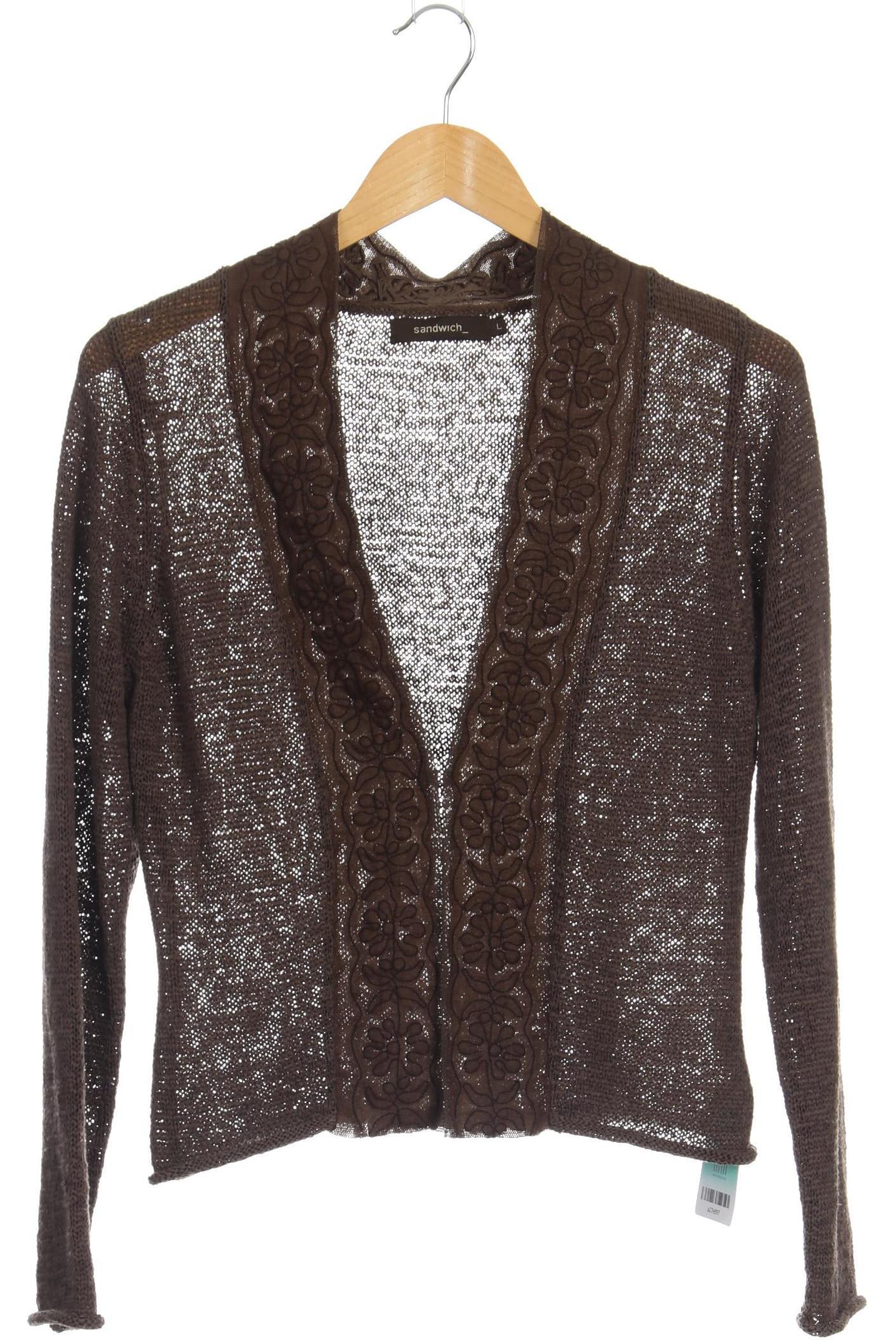 

sandwich_ Damen Strickjacke, braun, Gr.