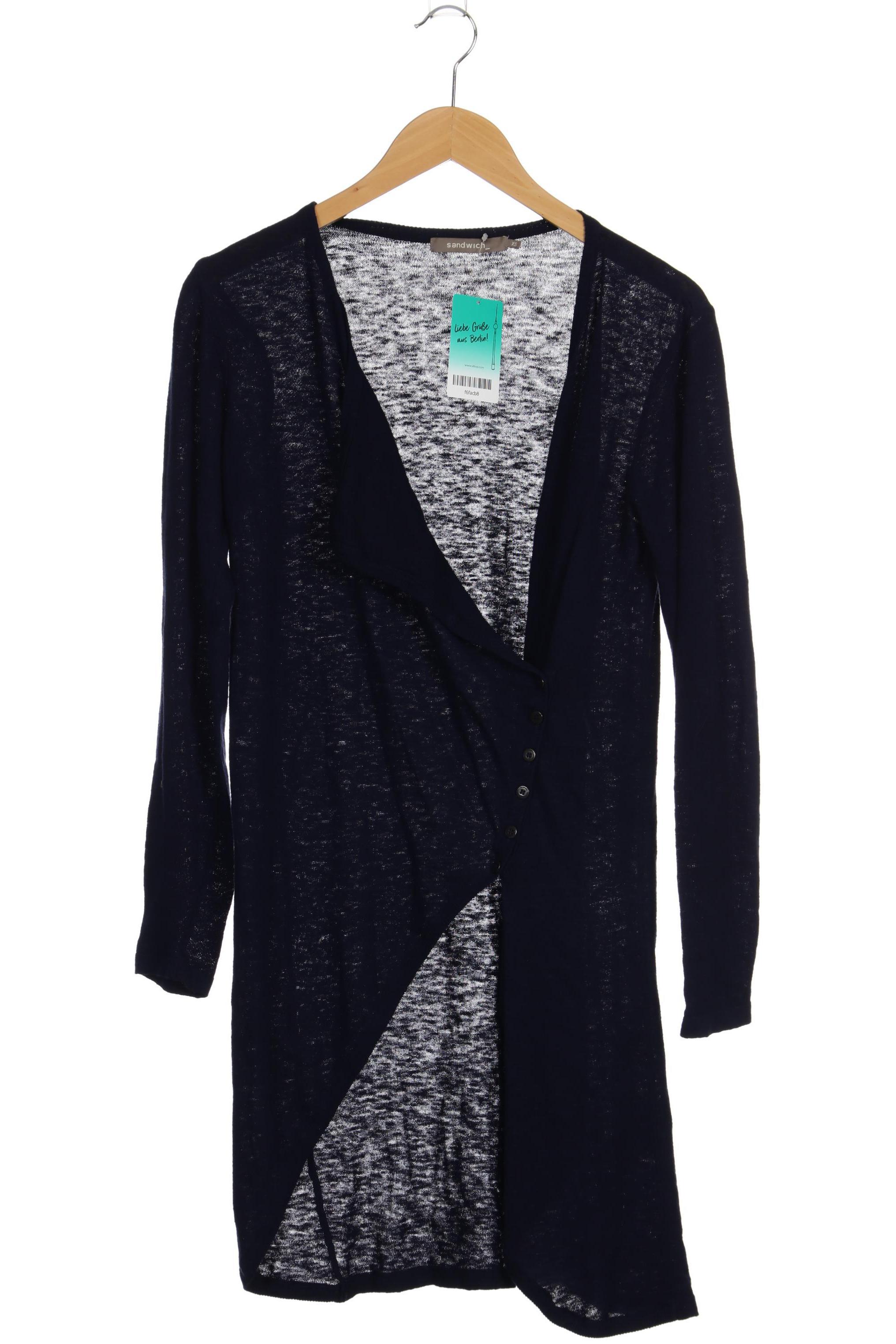 

sandwich_ Damen Strickjacke, blau, Gr.