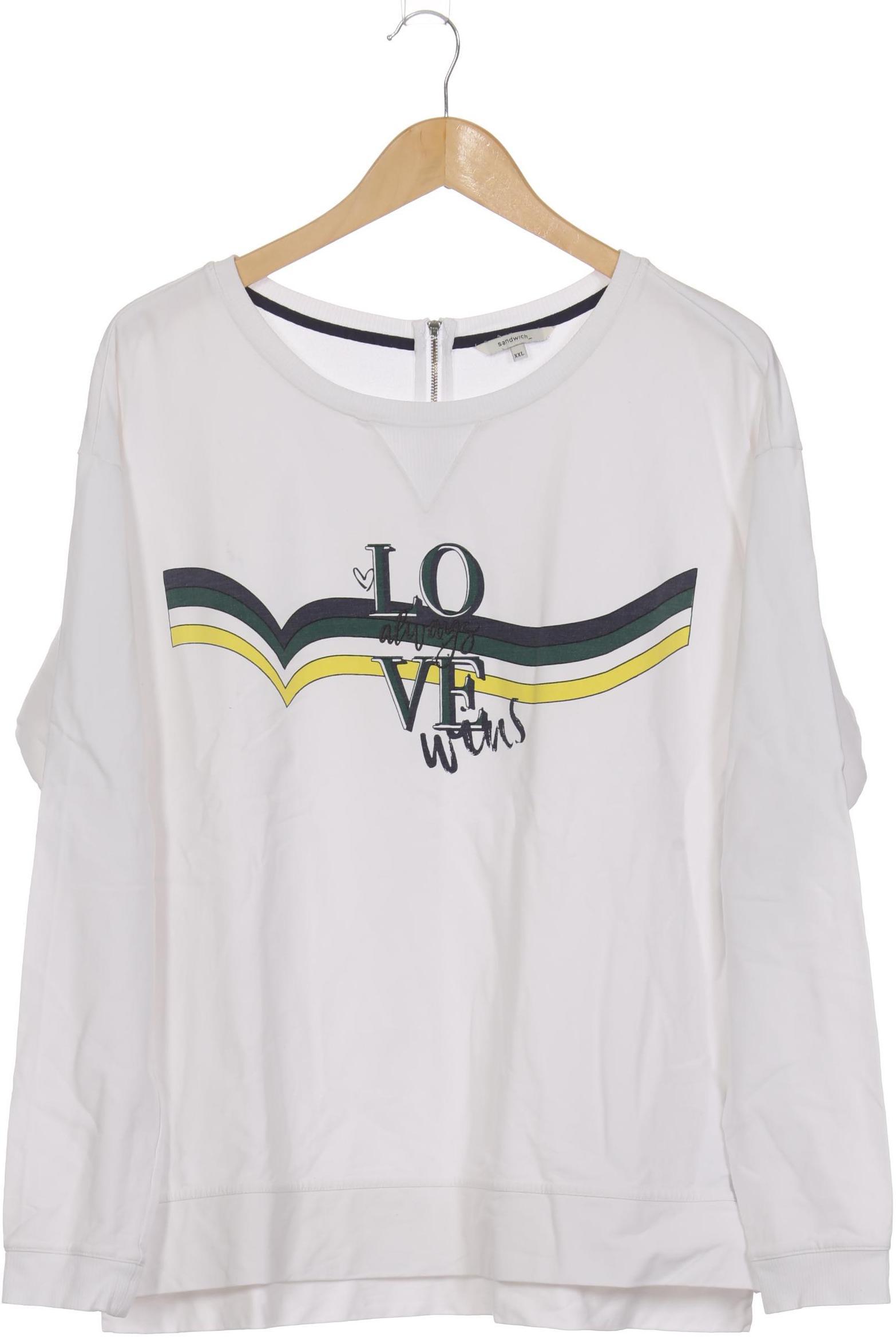 

sandwich_ Damen Sweatshirt, weiß, Gr.