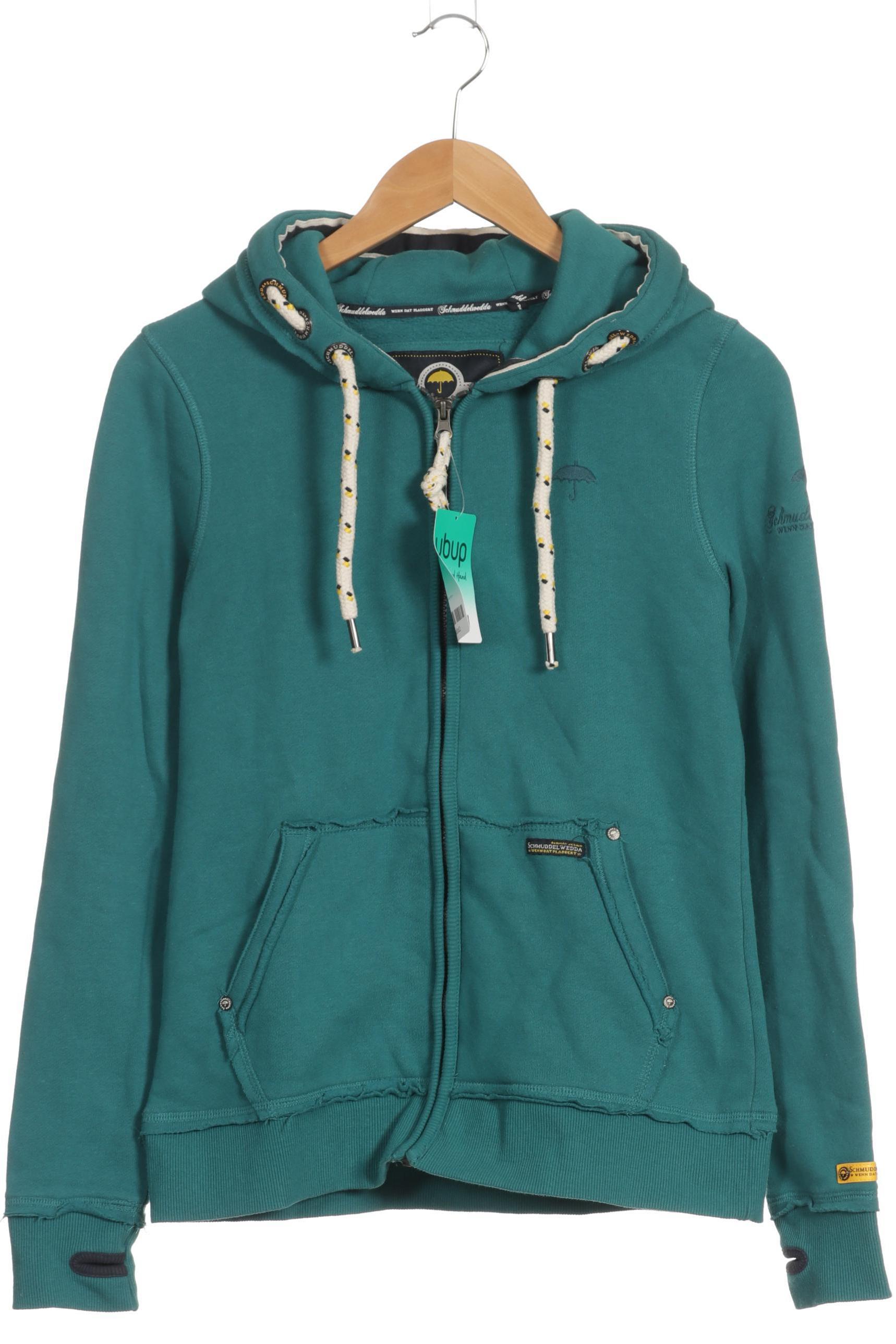 

Schmuddelwedda Damen Kapuzenpullover, türkis, Gr.