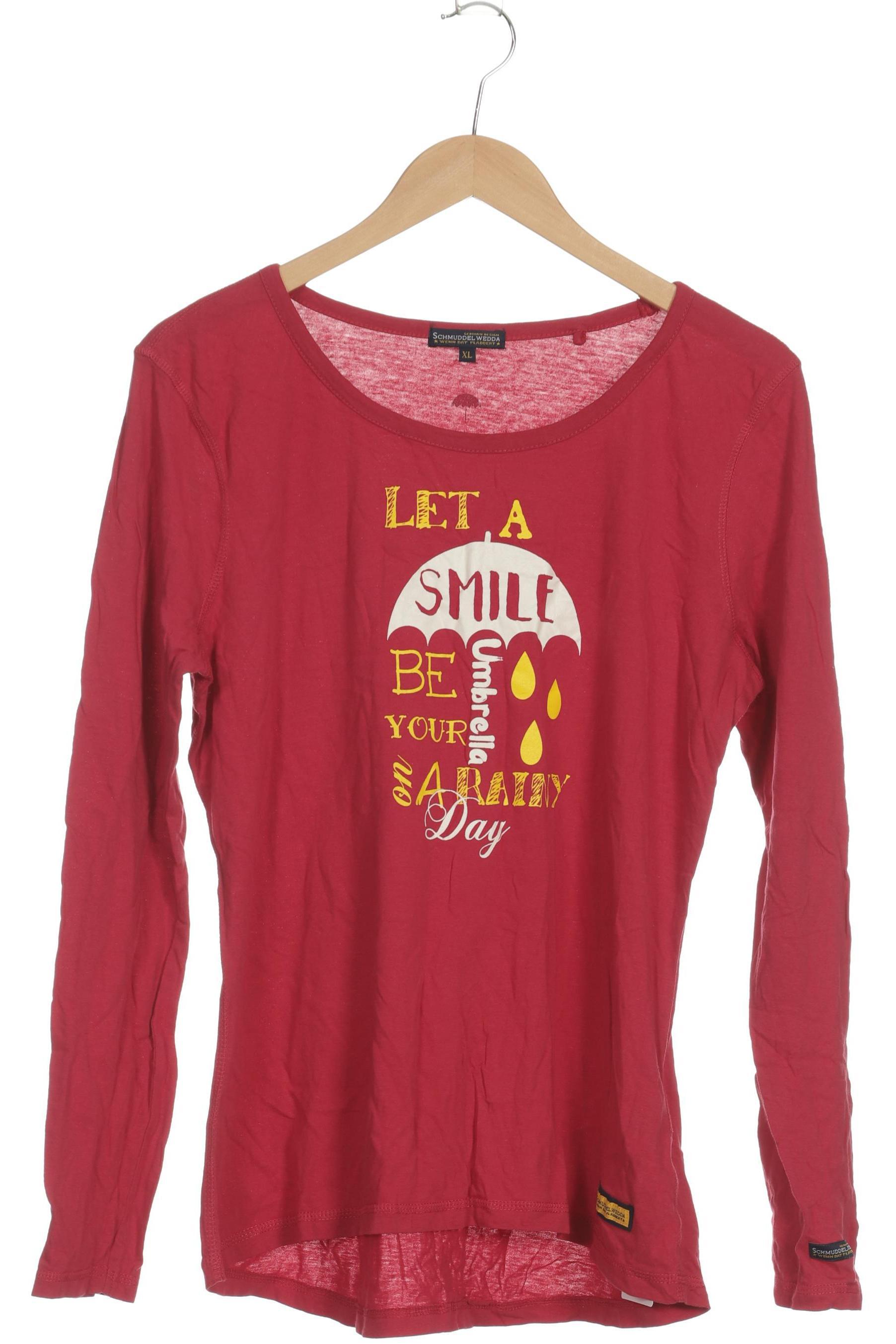 

Schmuddelwedda Damen Langarmshirt, rot, Gr.