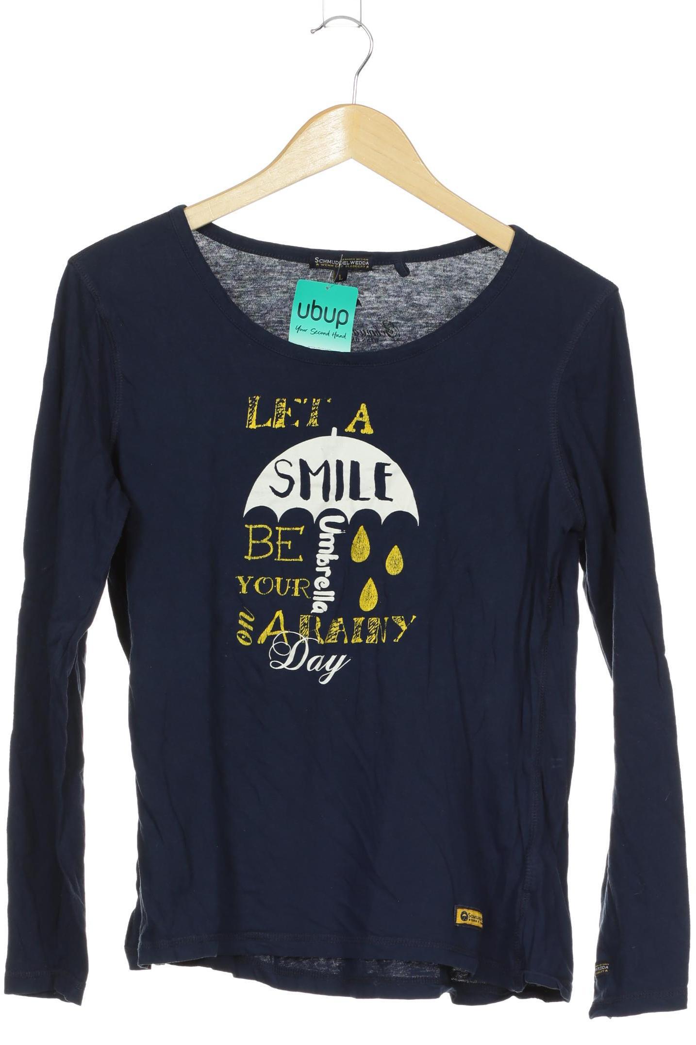 

Schmuddelwedda Damen Langarmshirt, blau, Gr.