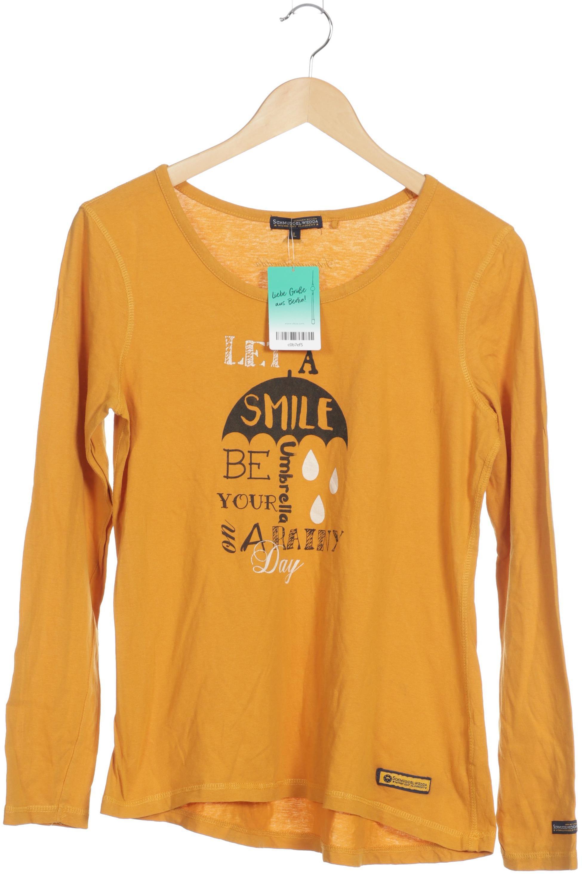 

Schmuddelwedda Damen Langarmshirt, orange, Gr.