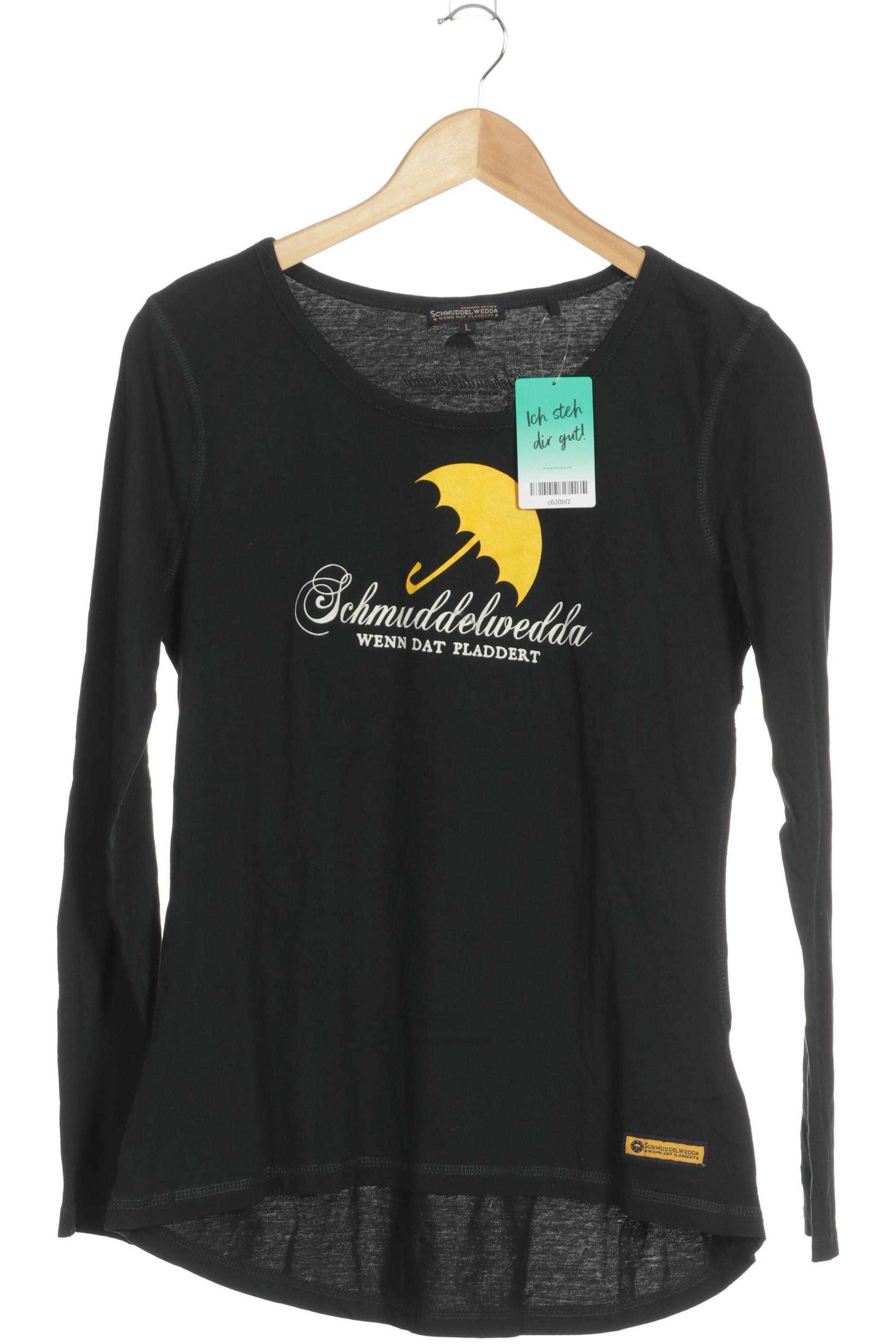 

Schmuddelwedda Damen Langarmshirt, schwarz, Gr.