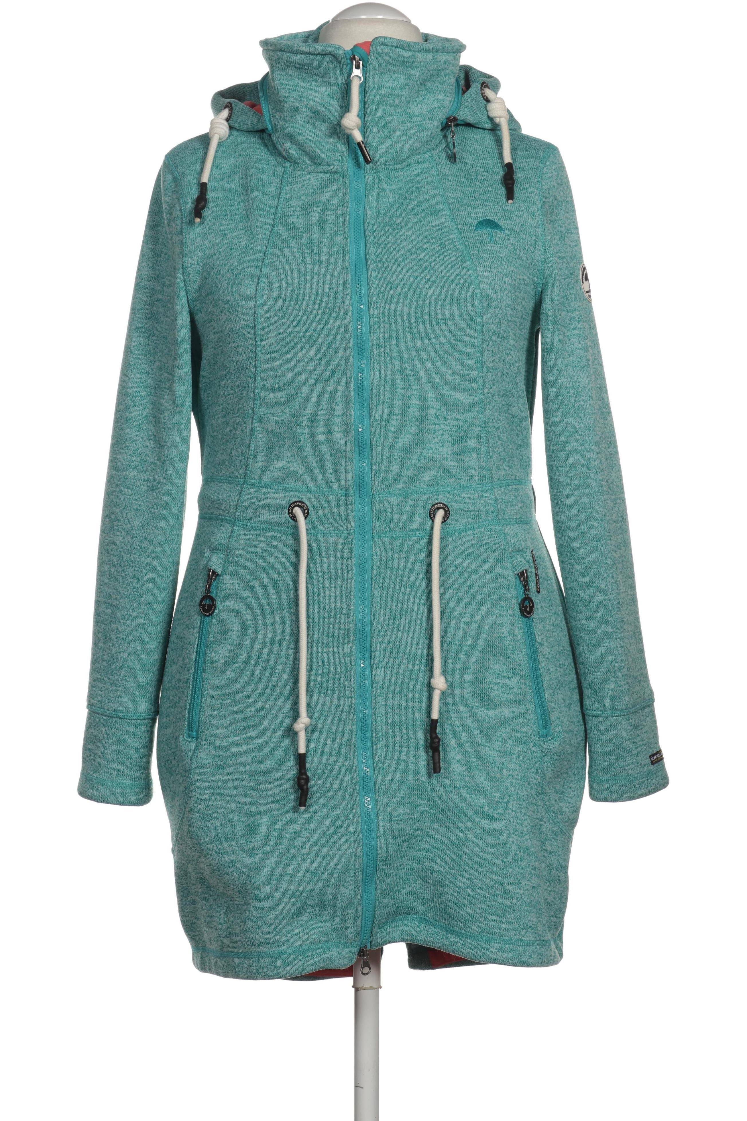 

Schmuddelwedda Damen Mantel, türkis, Gr.