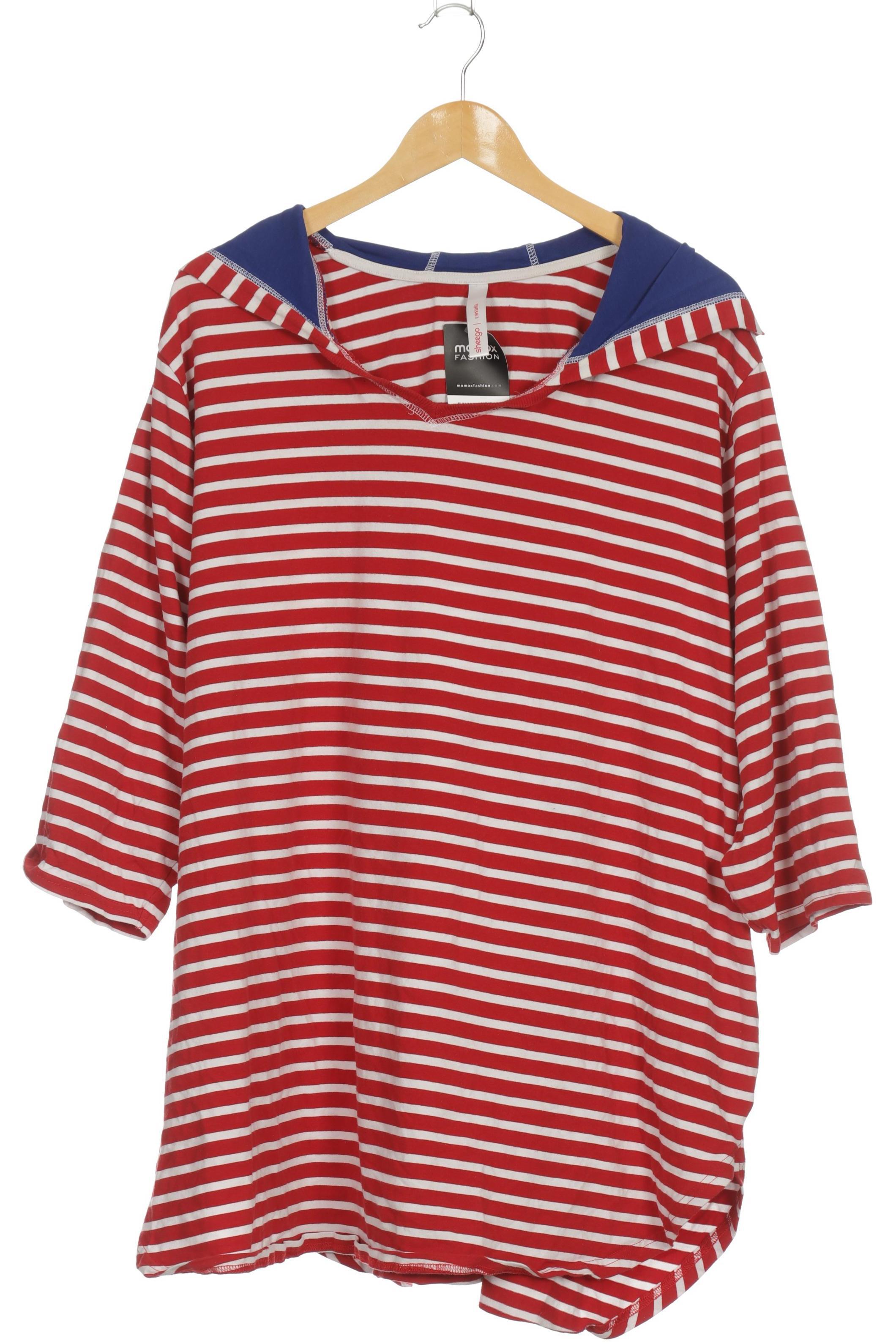 

sheego Damen Kapuzenpullover, rot, Gr.