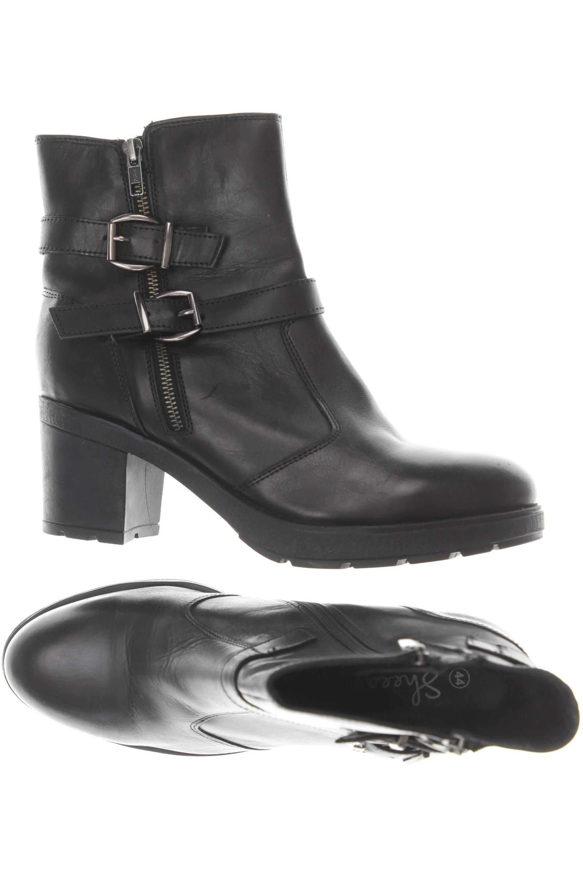 

sheego Damen Stiefelette, schwarz, Gr. 44