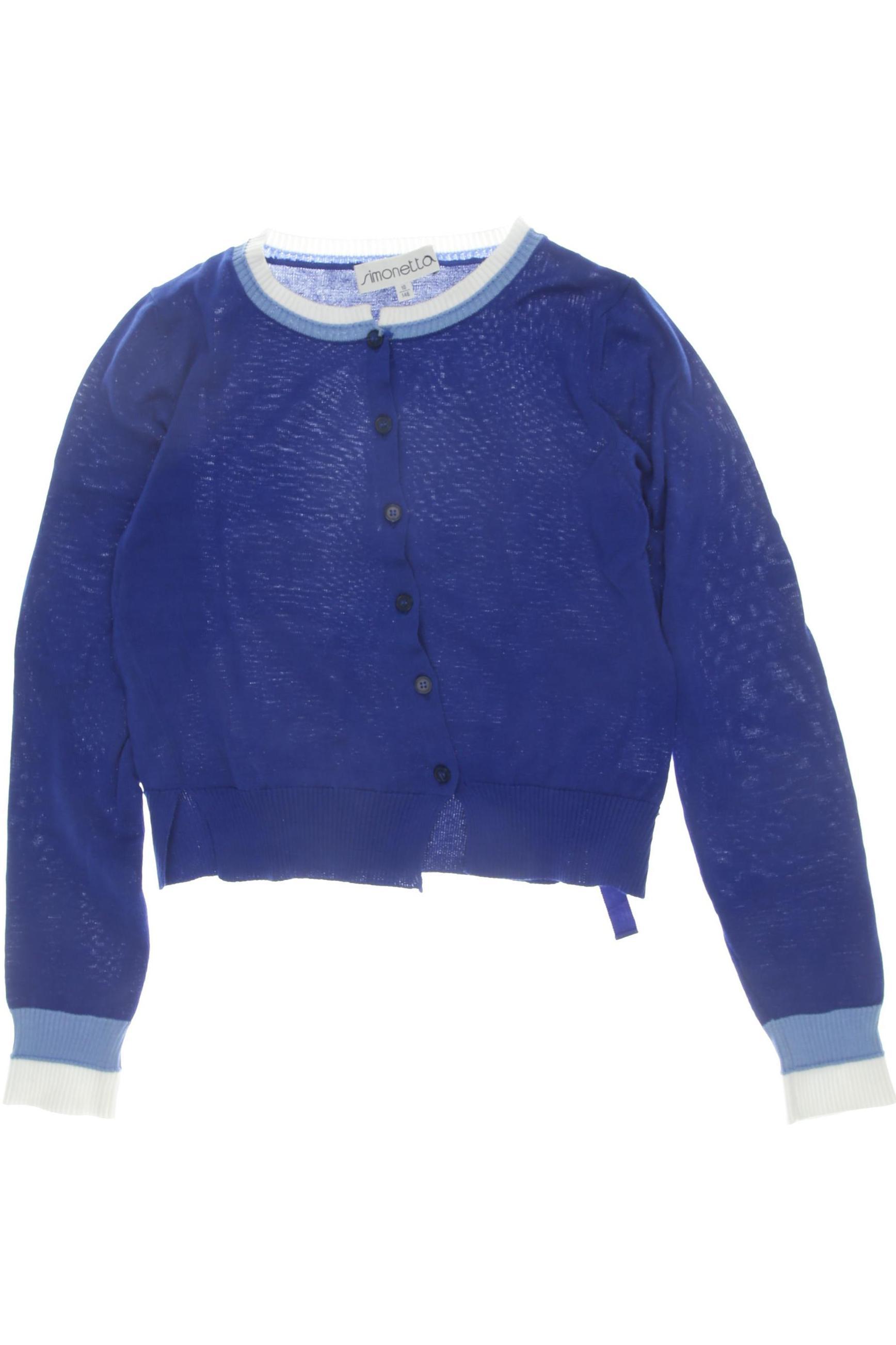

simonetta Mädchen Strickjacke, blau, Gr. 146