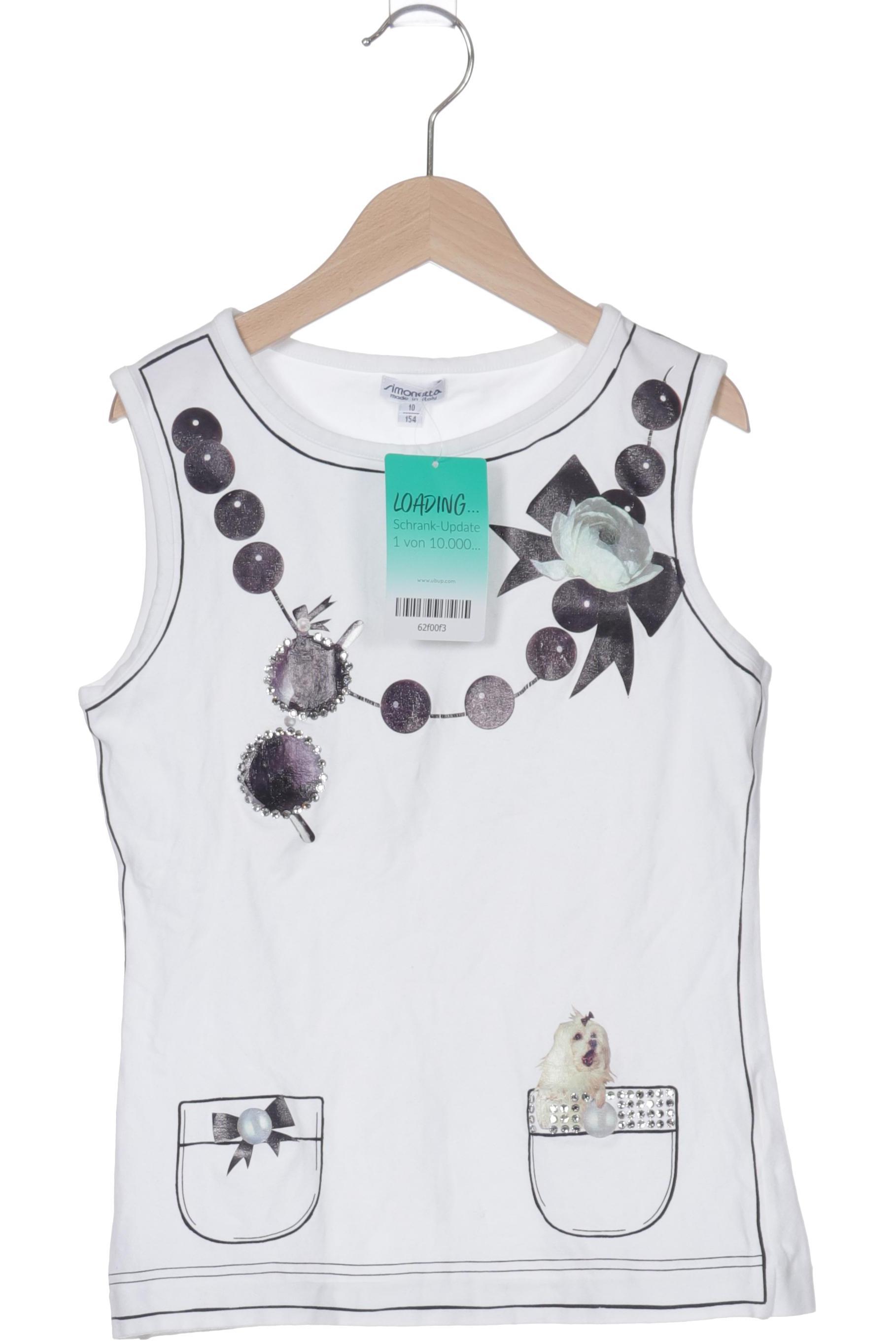 

simonetta Mädchen Top, weiß, Gr. 152