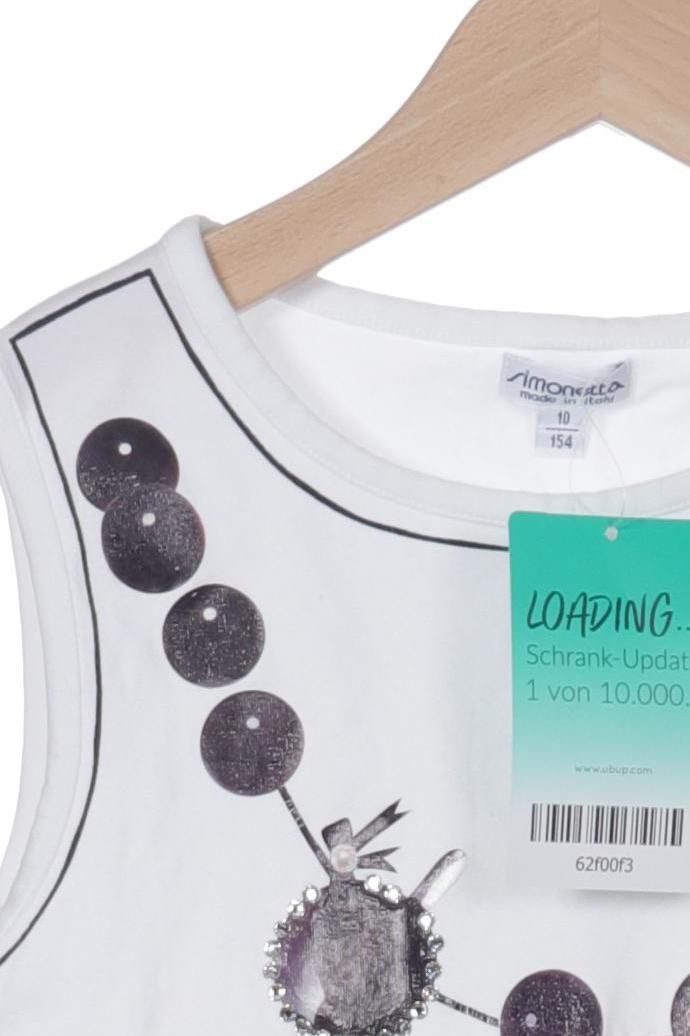 Thumbnail - simonetta Mädchen Top, weiß, Gr. 152