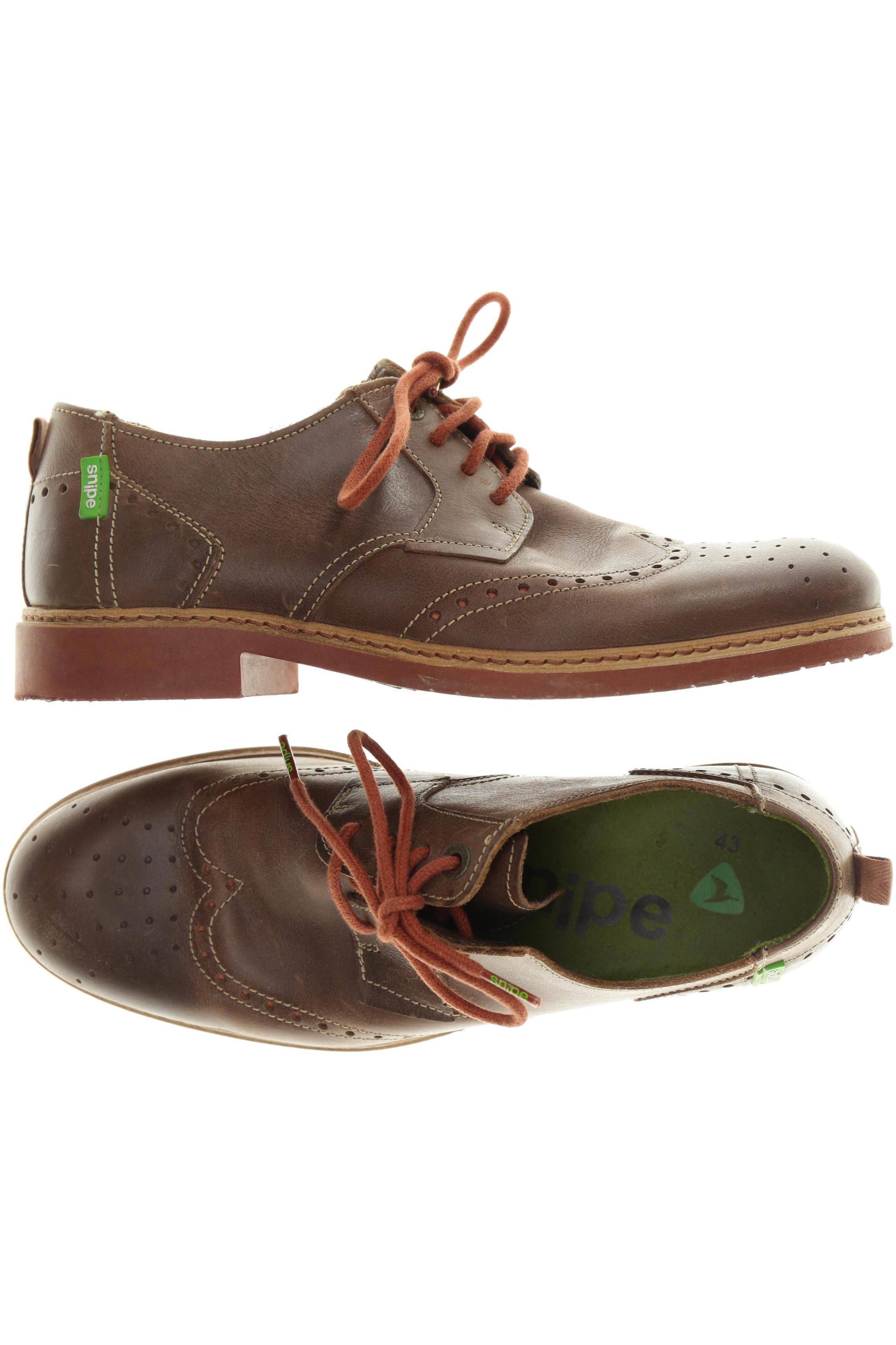 

snipe Herren Halbschuh, braun, Gr. 43