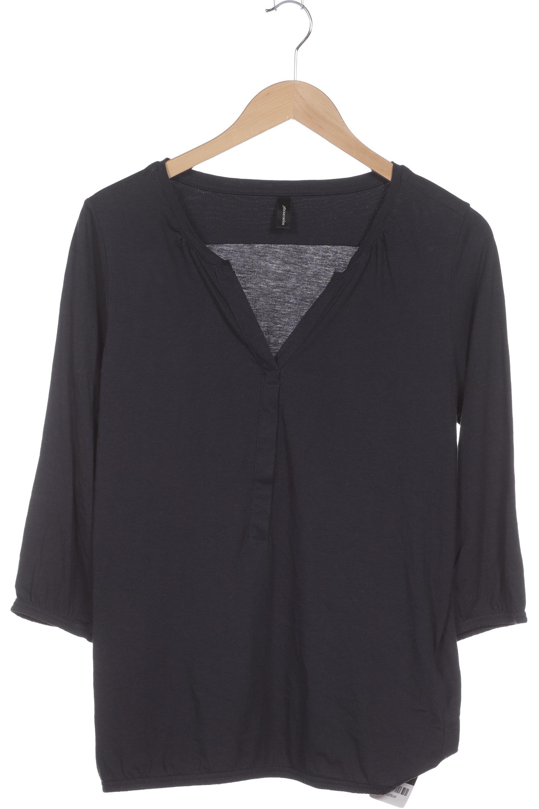 

soyaconcept Damen Langarmshirt, blau, Gr.