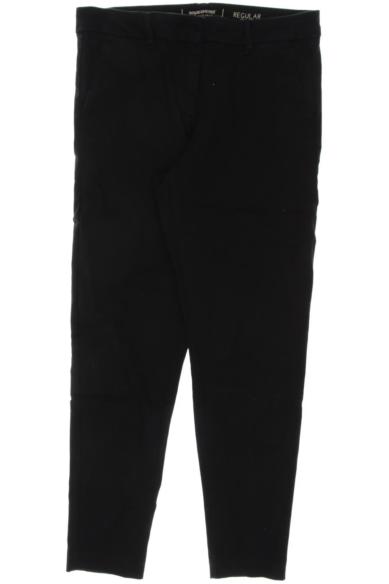 

soyaconcept Damen Stoffhose, schwarz, Gr. 36